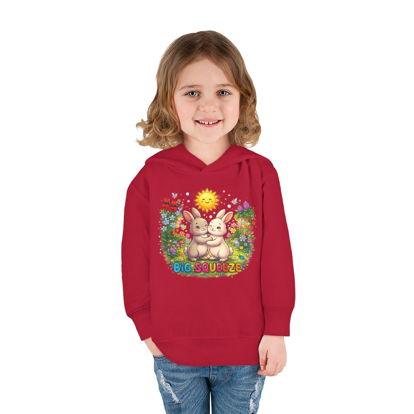 Big Squeeze Bunny Toddler Pullover Fleece Hoodie