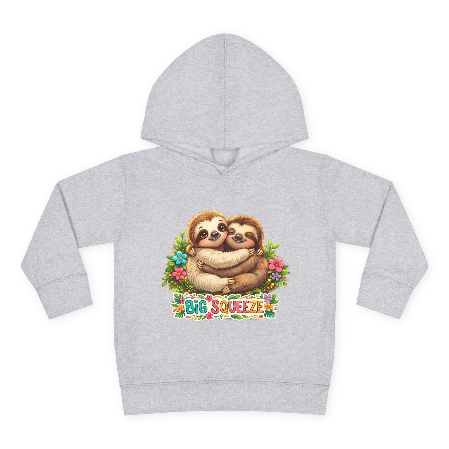 Big Squeeze Sloth Toddler Pullover Fleece Hoodie