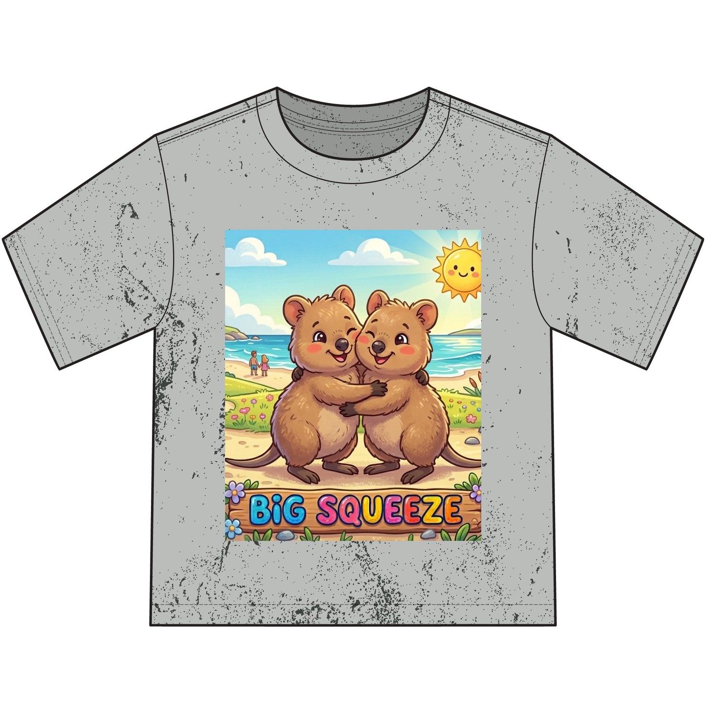 Big Squeeze Quokka Heavyweight Color Blast Youth T-Shirt