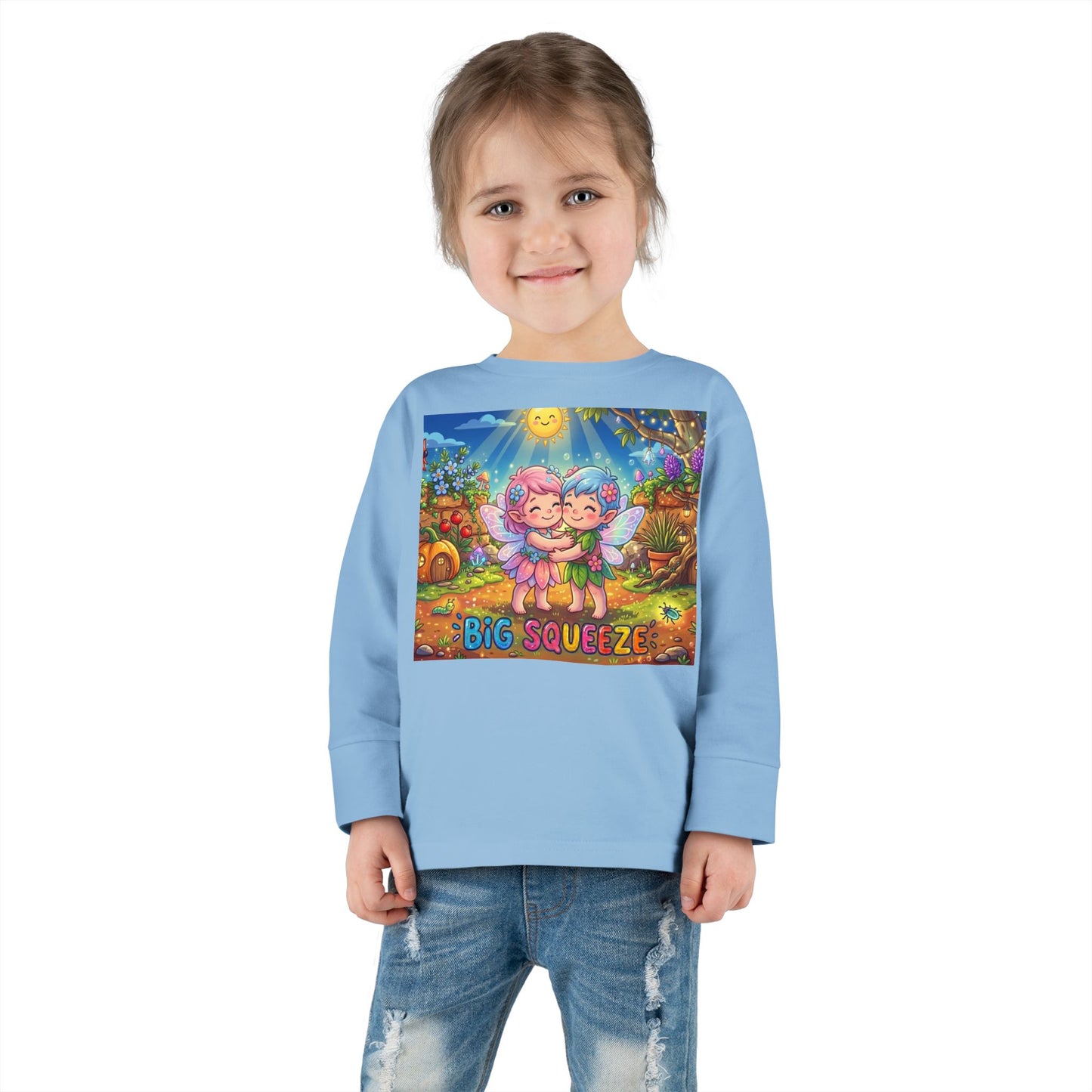 Big Squeeze Fairy Toddler Long Sleeve Tee