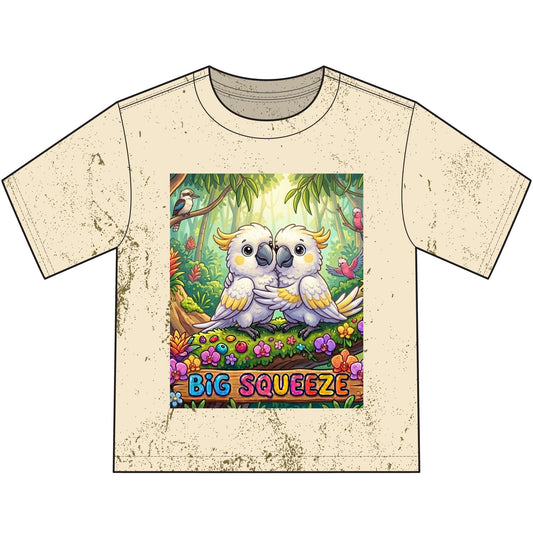Big Squeeze Cockatoo Heavyweight Color Blast Youth T-Shirt