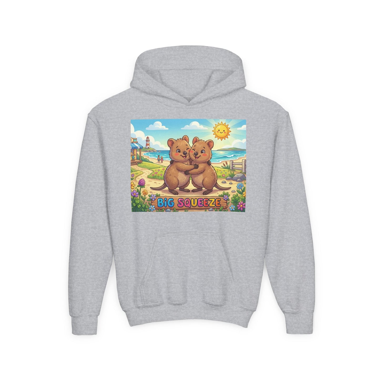 Big Squeeze Quokka Youth Heavy Blend Hooded Sweatshirt