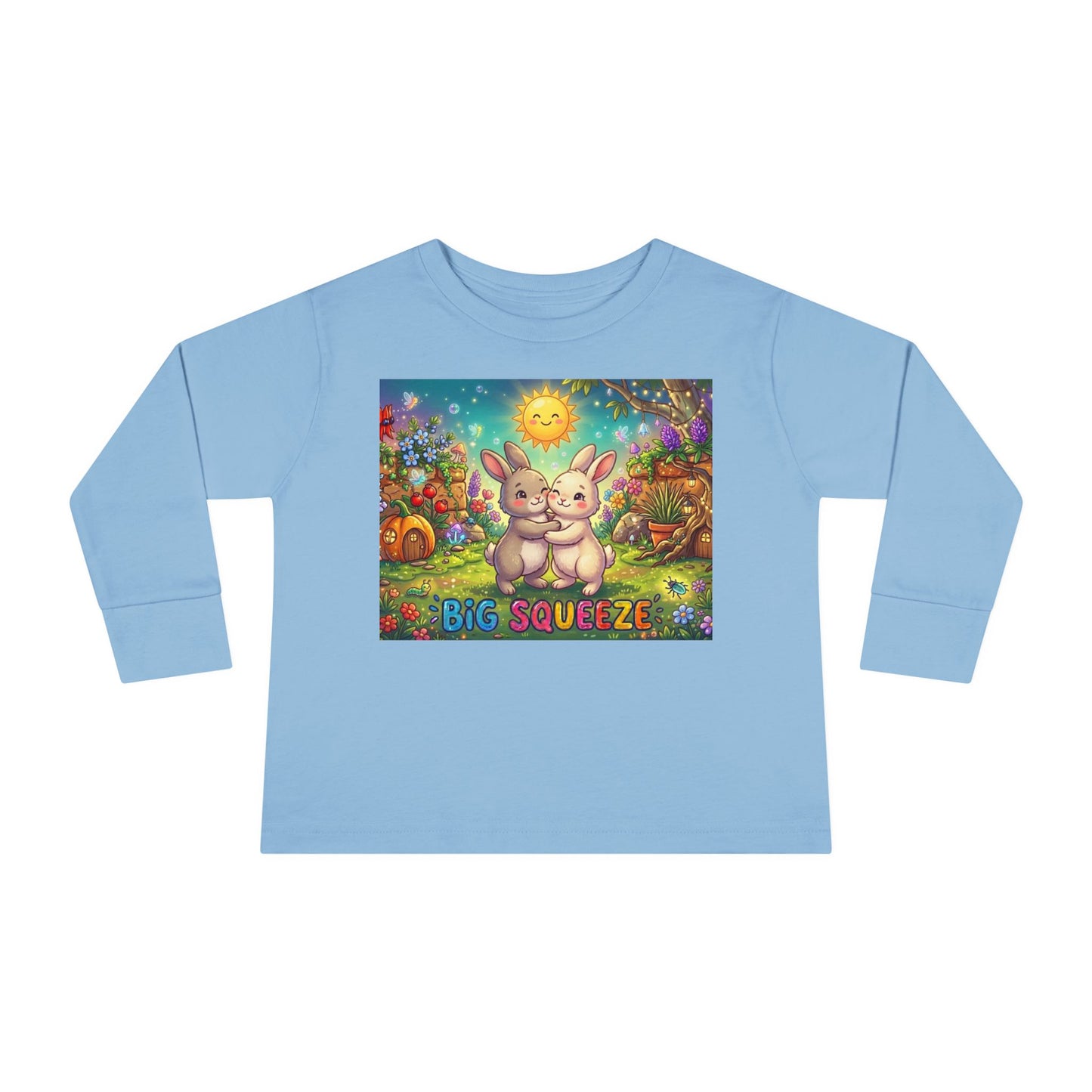Big Squeeze Bunny Toddler Long Sleeve Tee