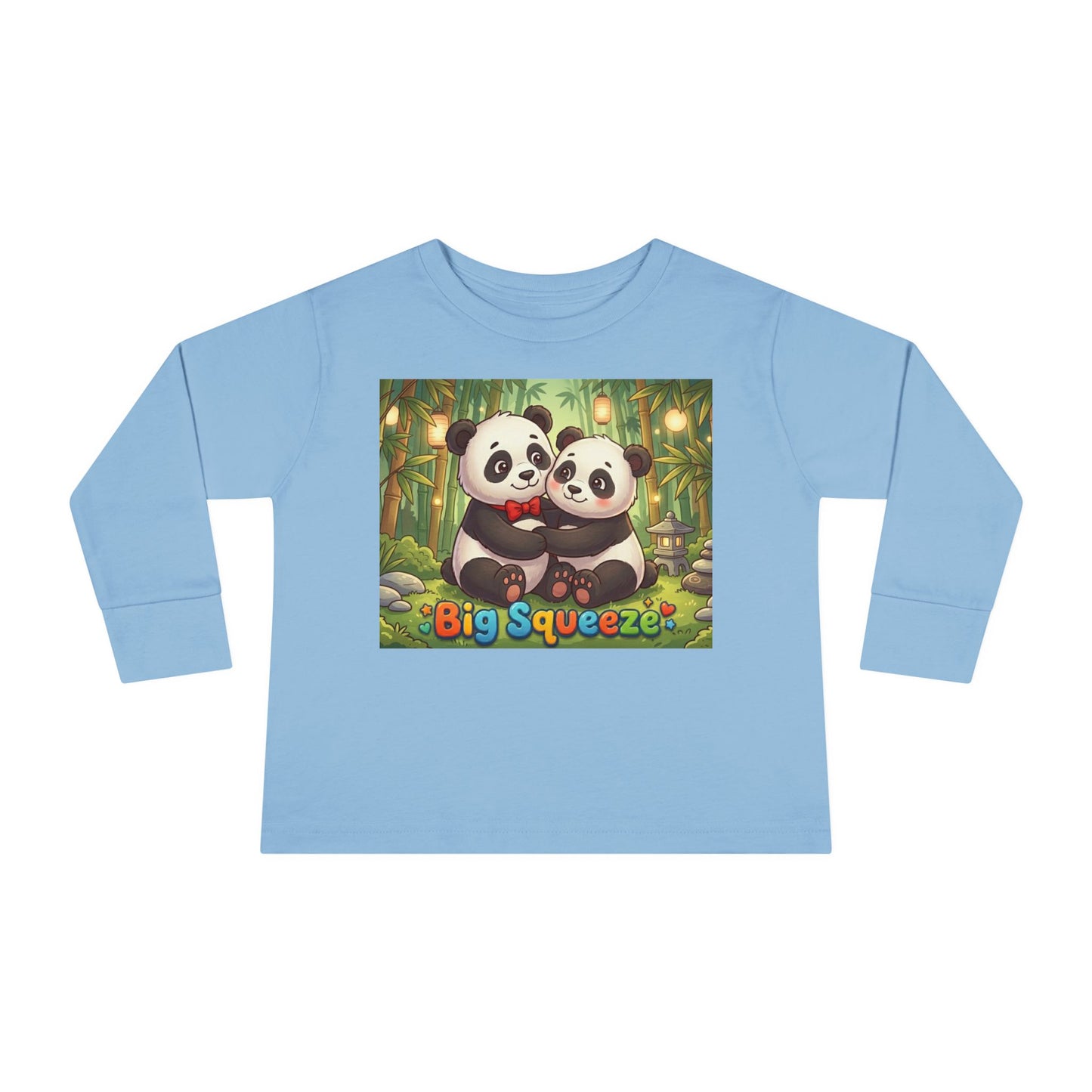Big Squeeze Panda Toddler Long Sleeve Tee