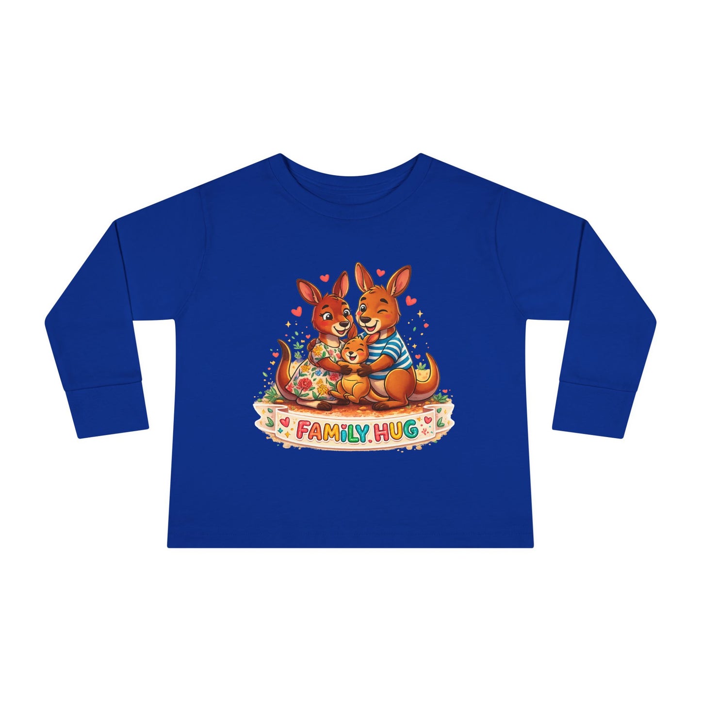 Family Hug Kangaroo Toddler Long Sleeve Tee