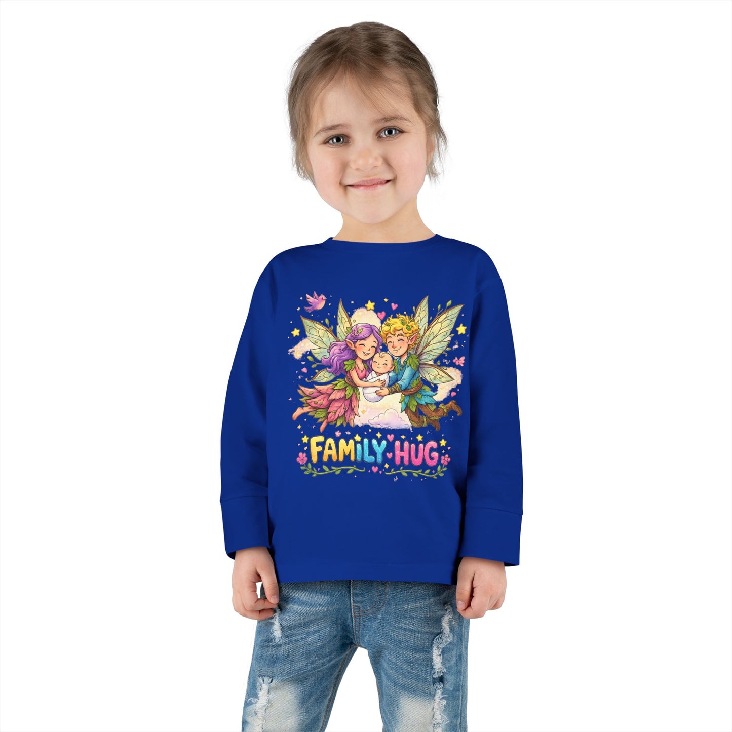 Family Hug Fairy Toddler Long Sleeve Tee