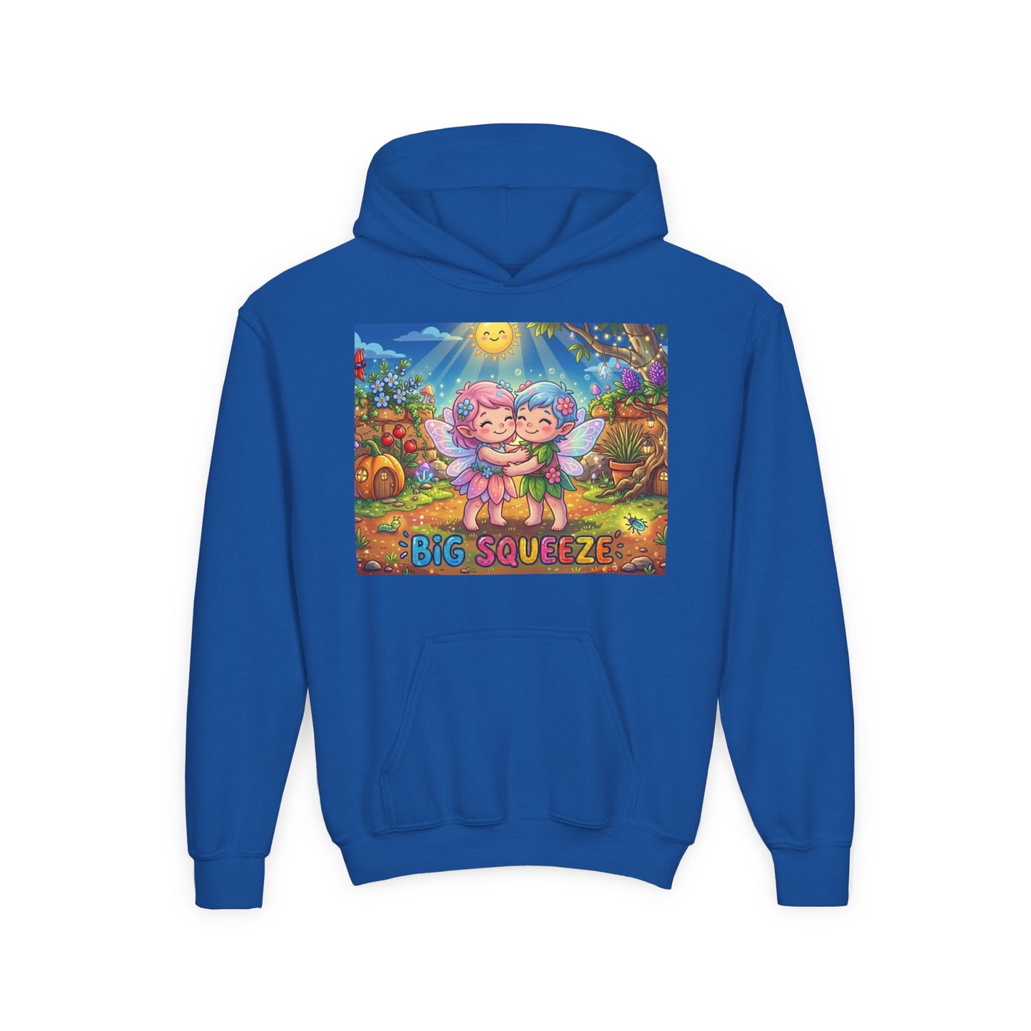 Big Squeeze Fairy Youth Heavy Blend Hooded Sweatshirt