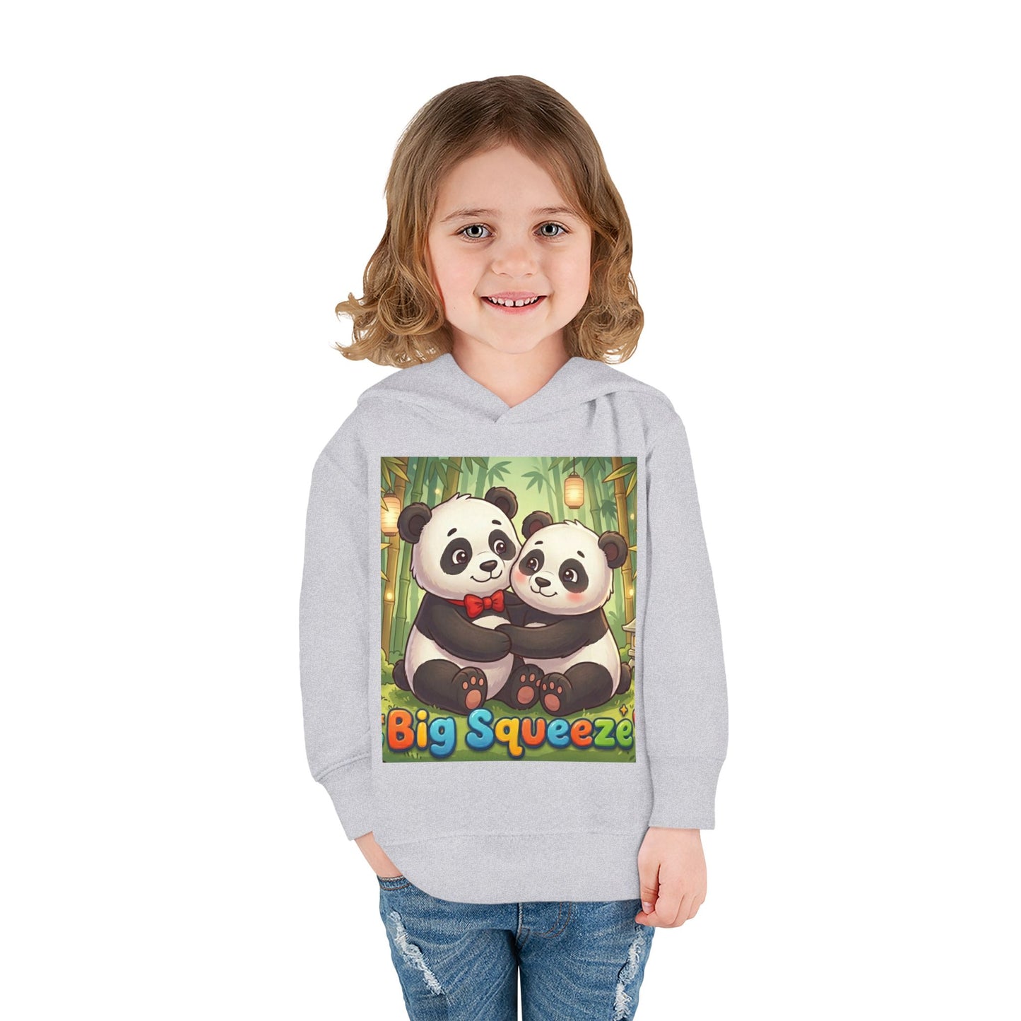 Big Squeeze Panda Toddler Pullover Fleece Hoodie