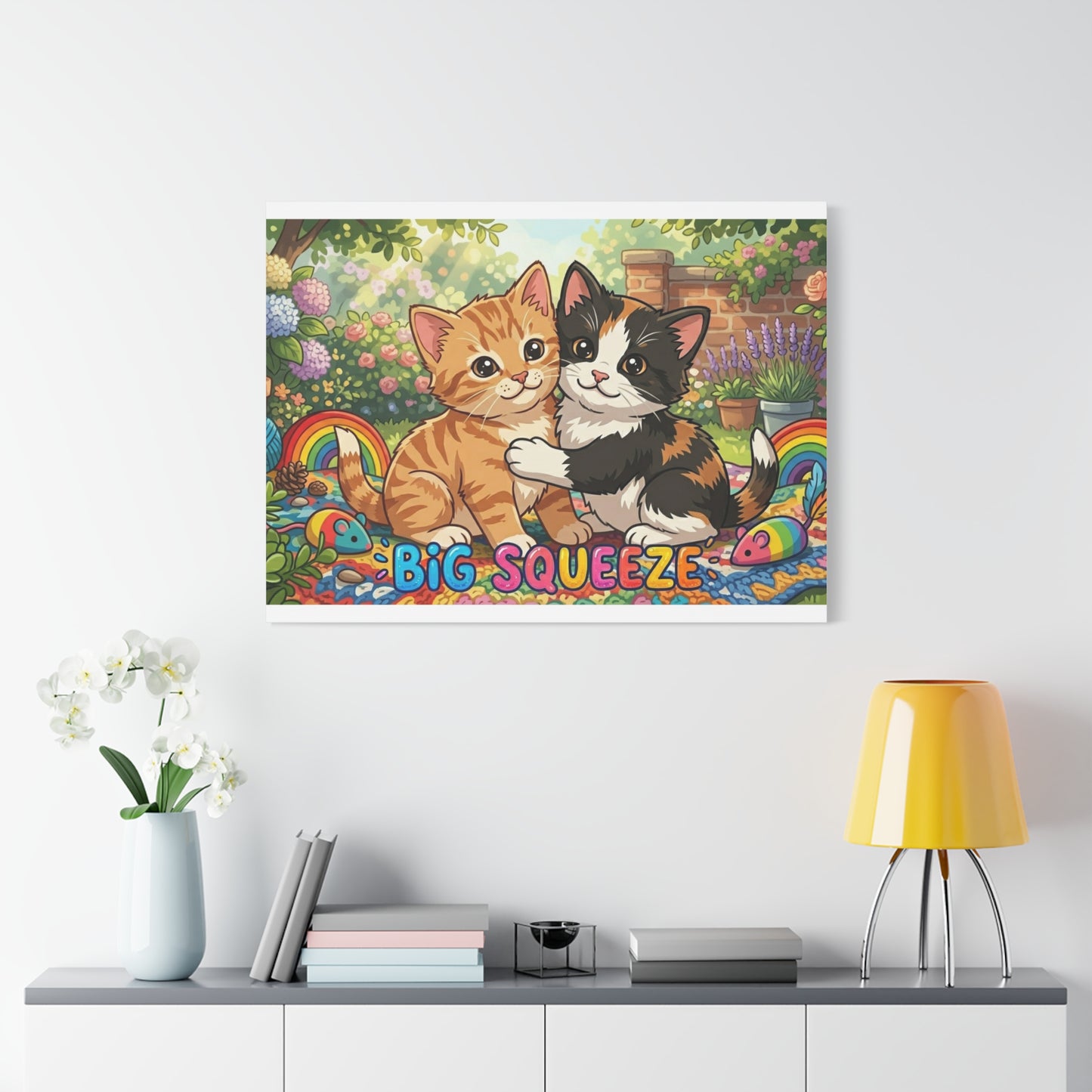 Big Squeeze Kitten Classic Canvas
