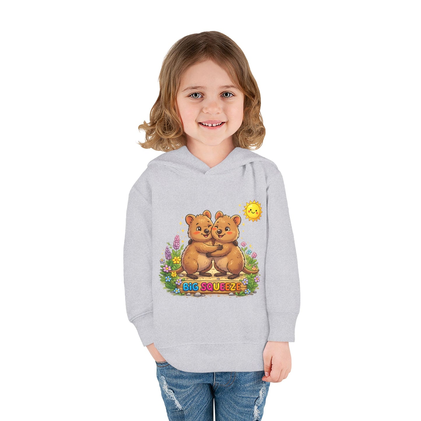 Big Squeeze Quokka Toddler Pullover Fleece Hoodie