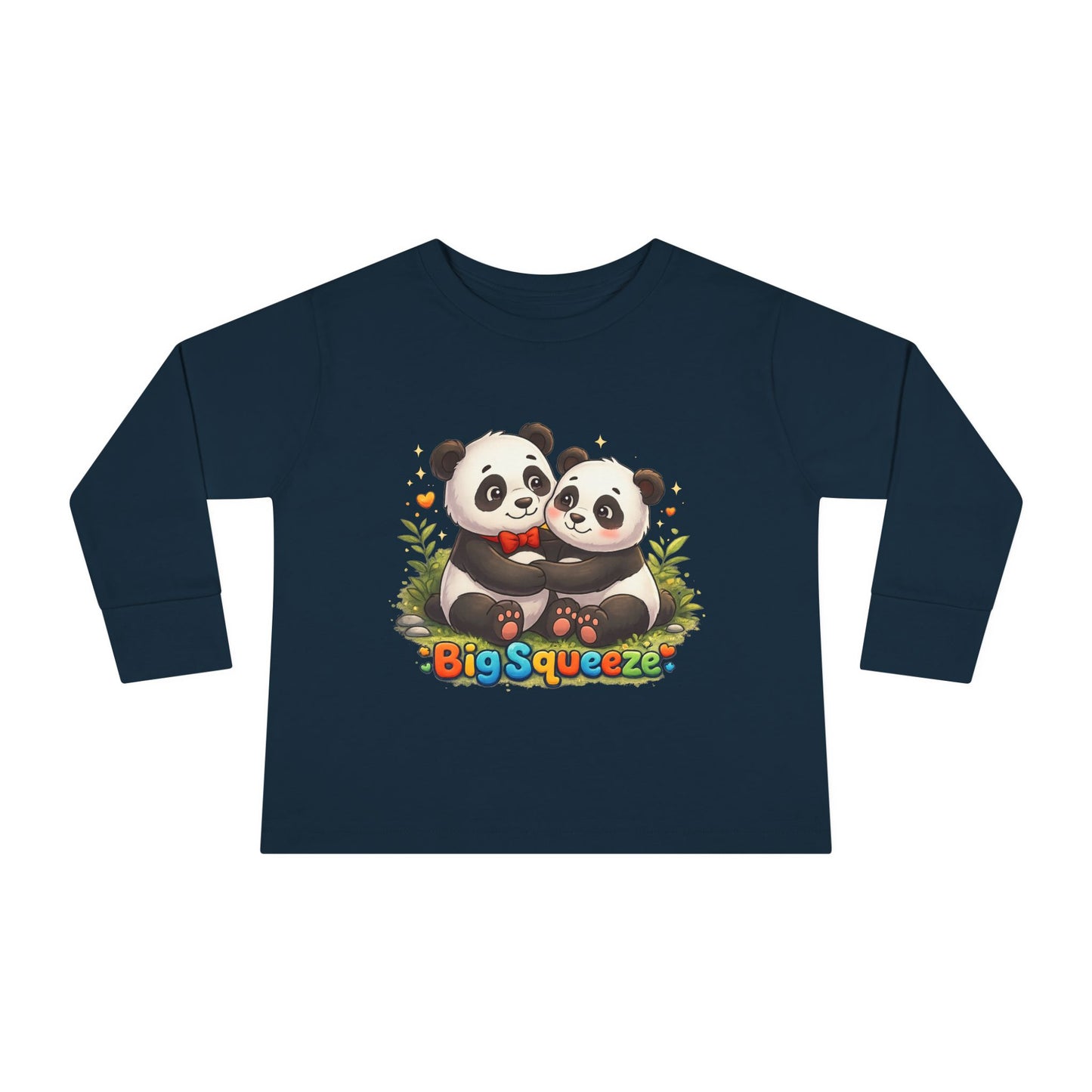 Big Squeeze Panda Toddler Long Sleeve Tee