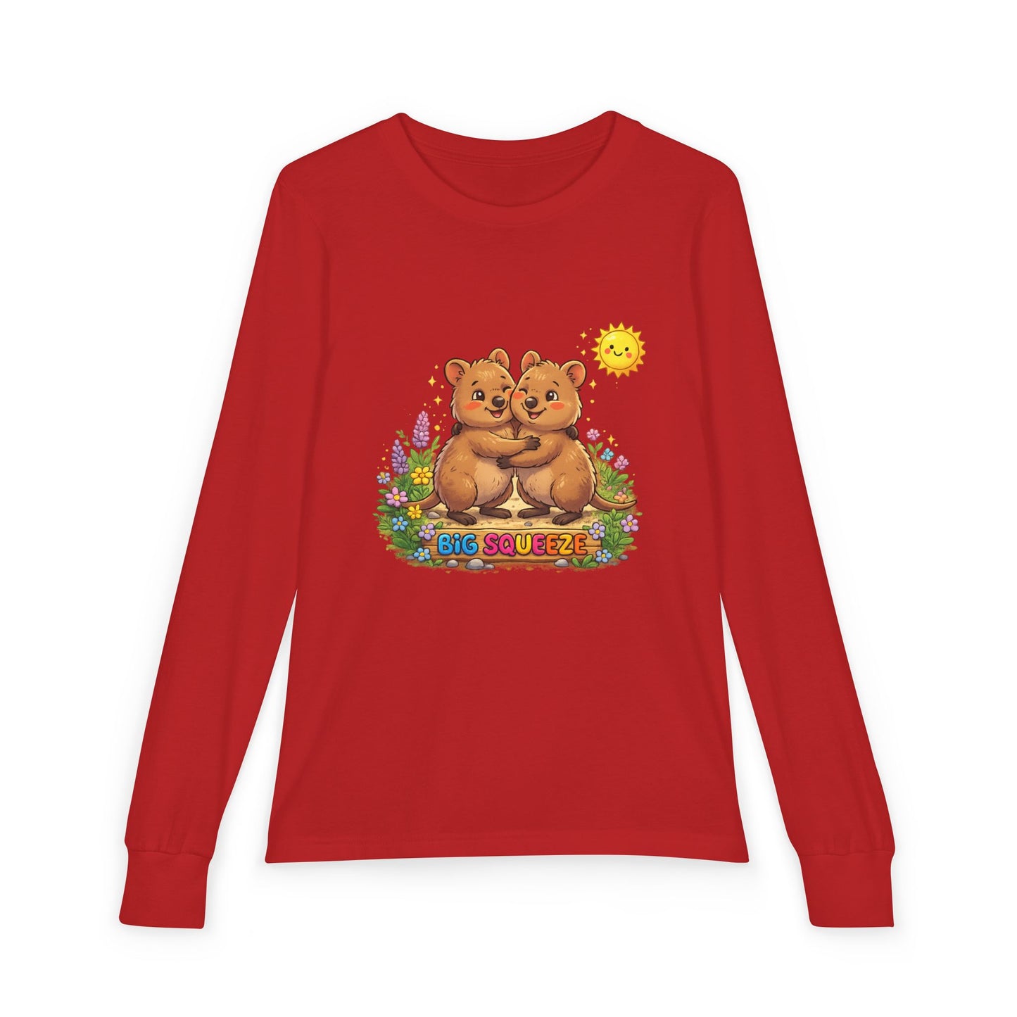 Big Squeeze Quokka Youth Jersey Long Sleeve Tee