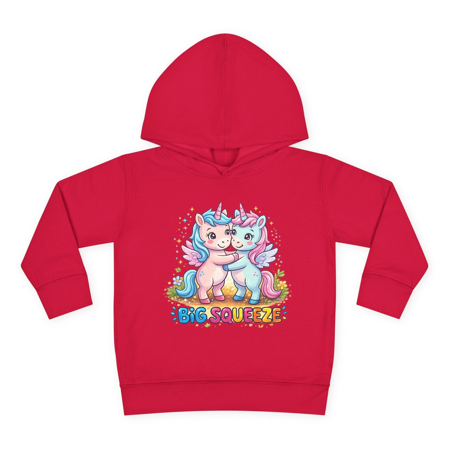 Big Squeeze Unicorn Toddler Pullover Fleece Hoodie