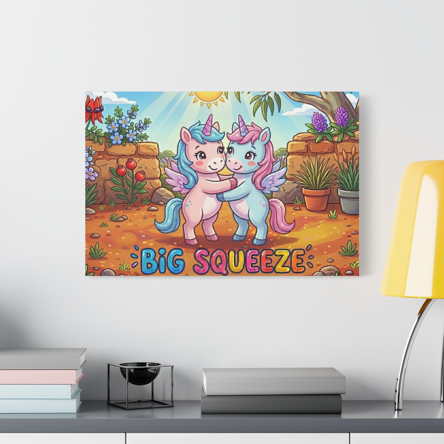 Big Squeeze Unicorn Classic Canvas