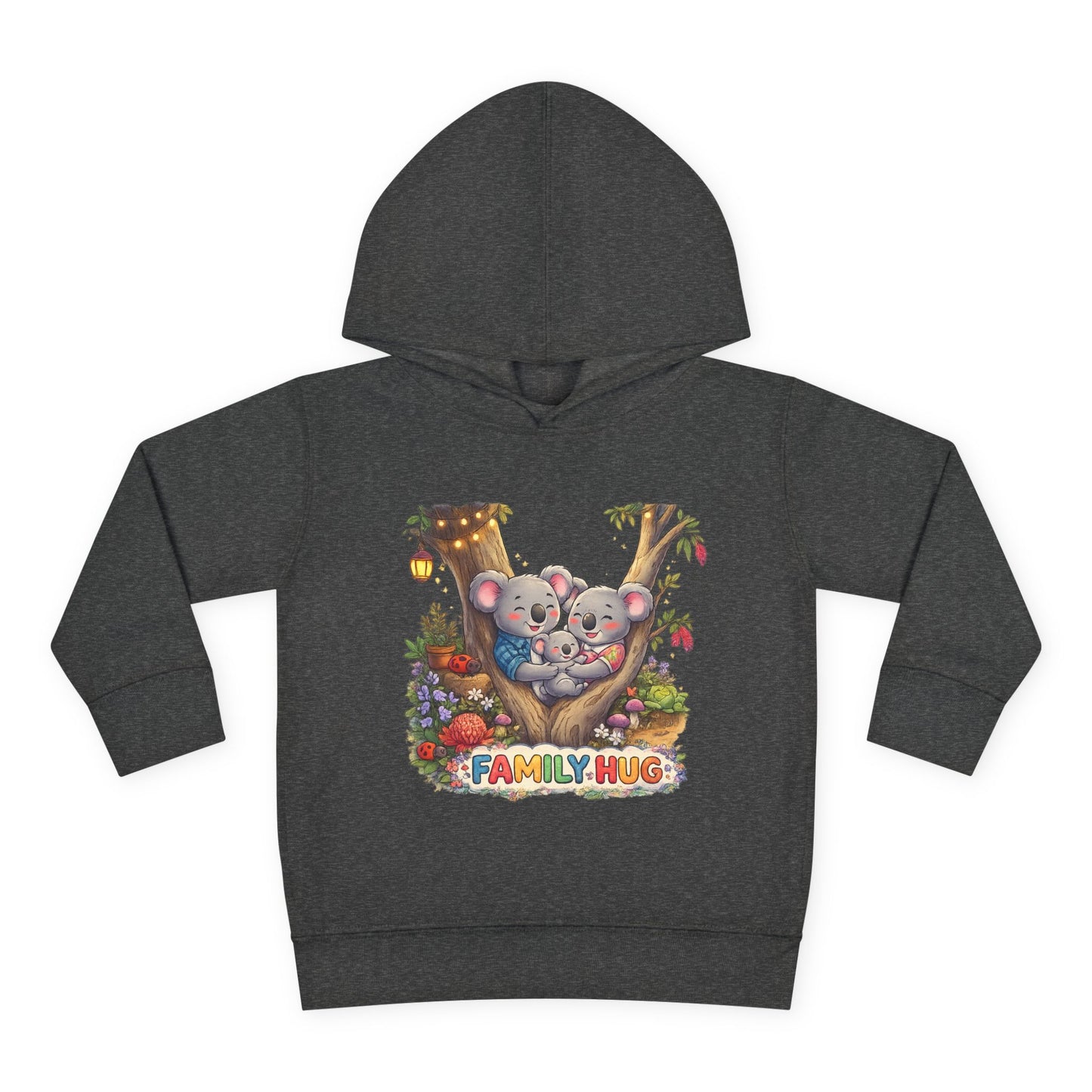 Family Hug Koala Toddler Pullover Fleece Hoodie