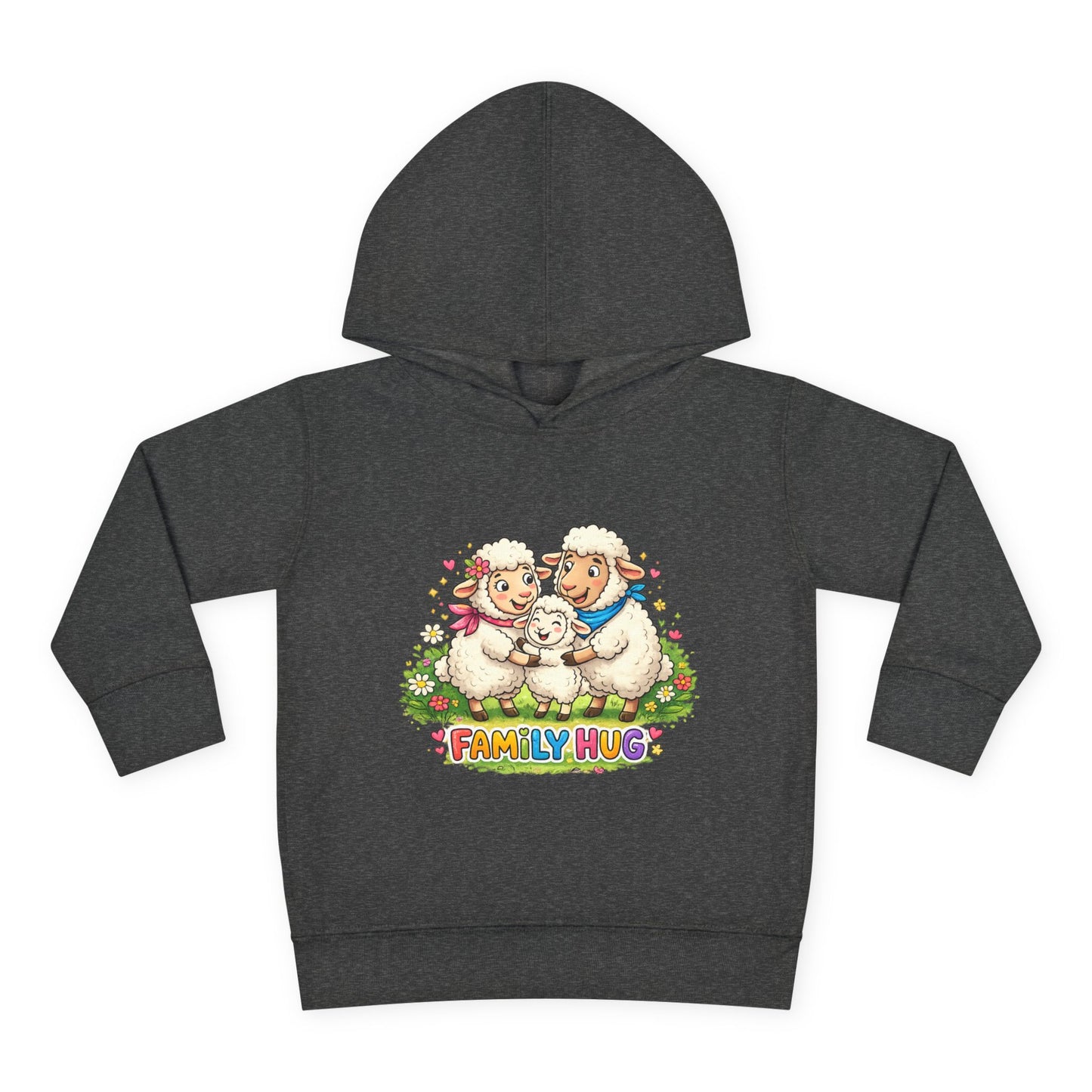 Family Hug Lamb Toddler Pullover Fleece Hoodie