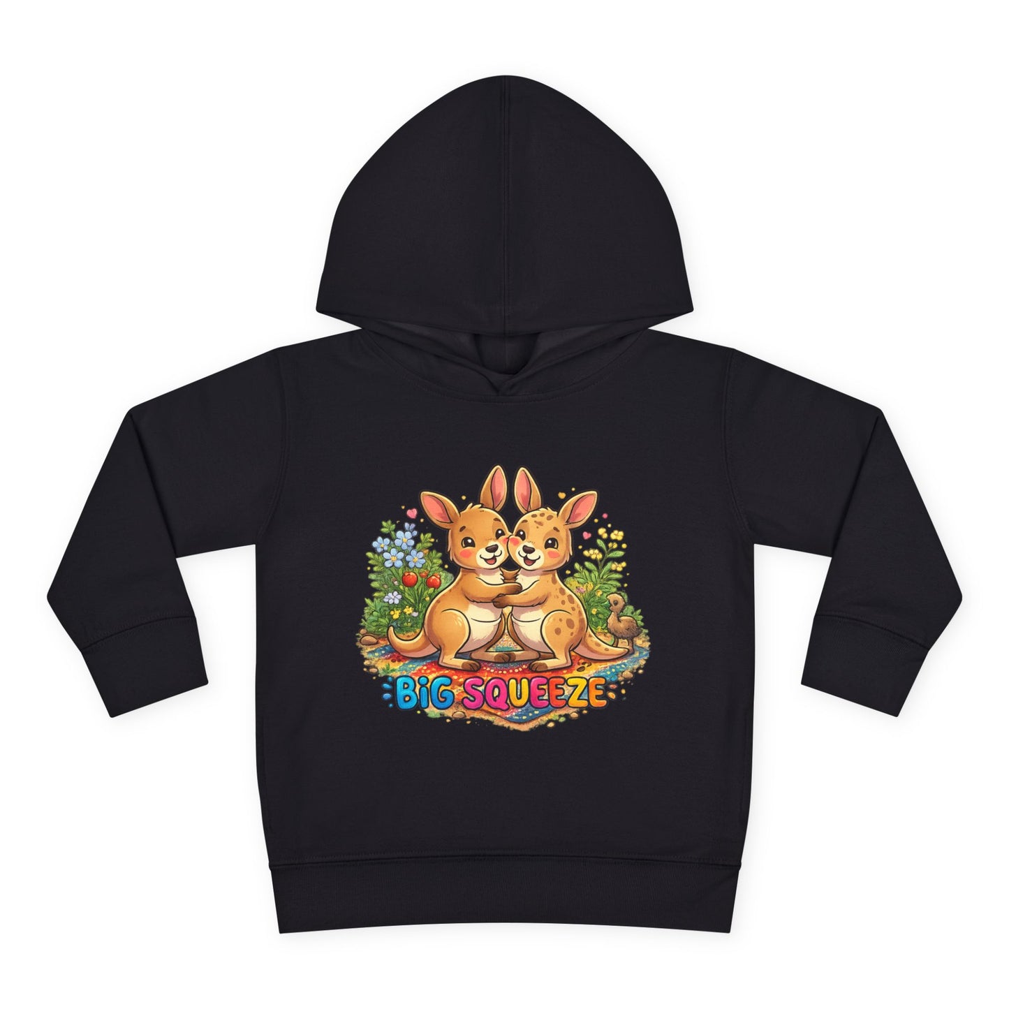 Big Squeeze Kangaroo Toddler Pullover Fleece Hoodie