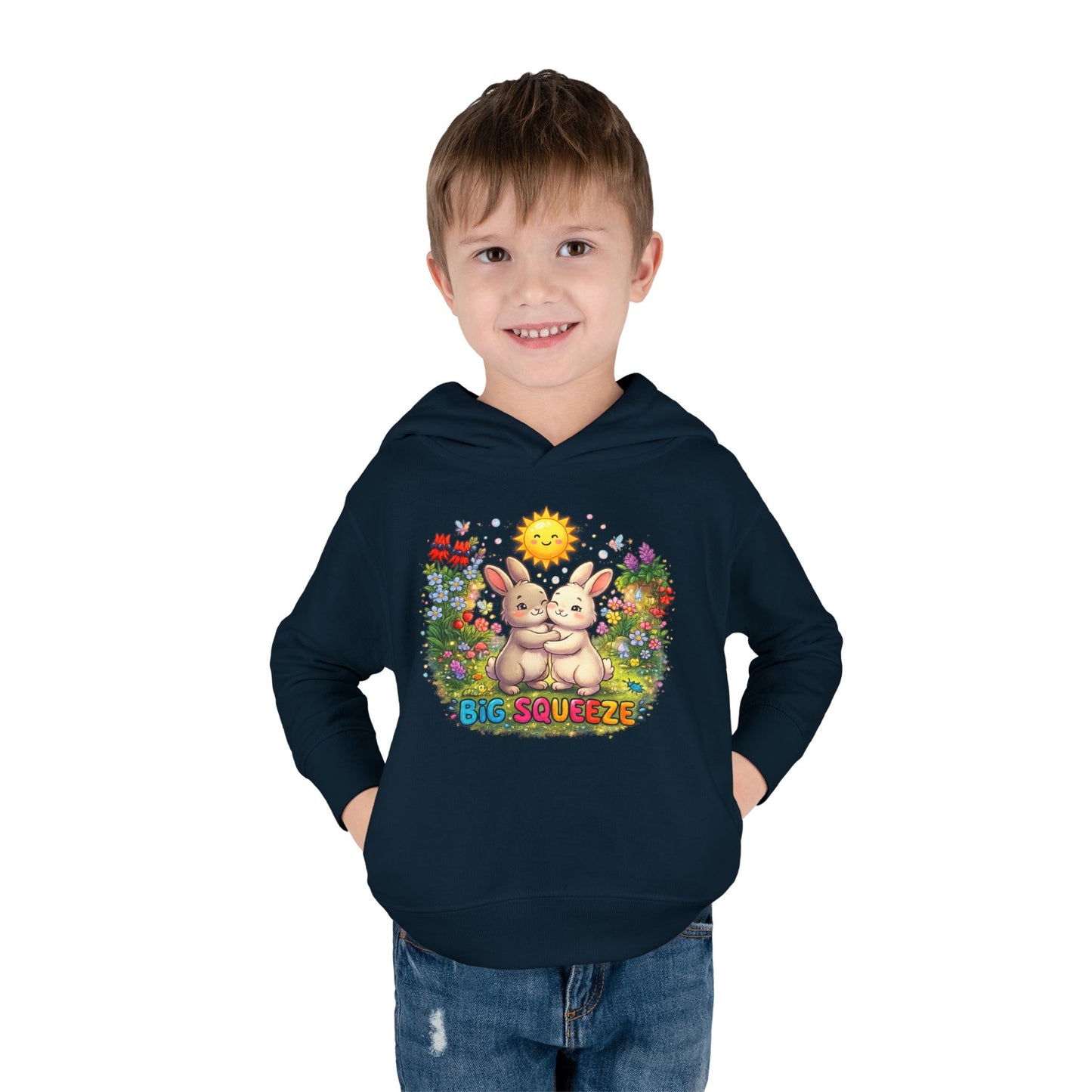 Big Squeeze Bunny Toddler Pullover Fleece Hoodie