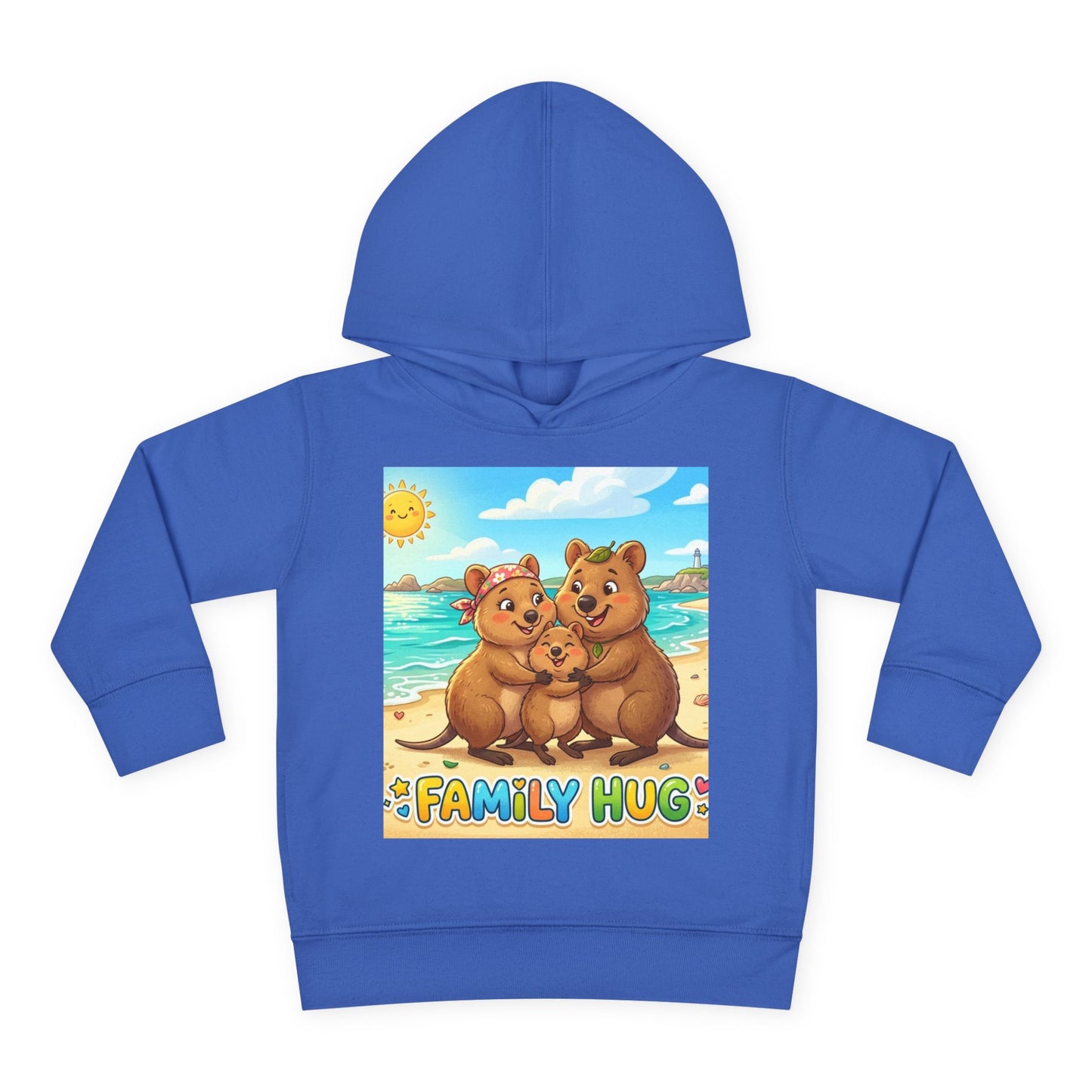 Family Hug Quokka Toddler Pullover Fleece Hoodie