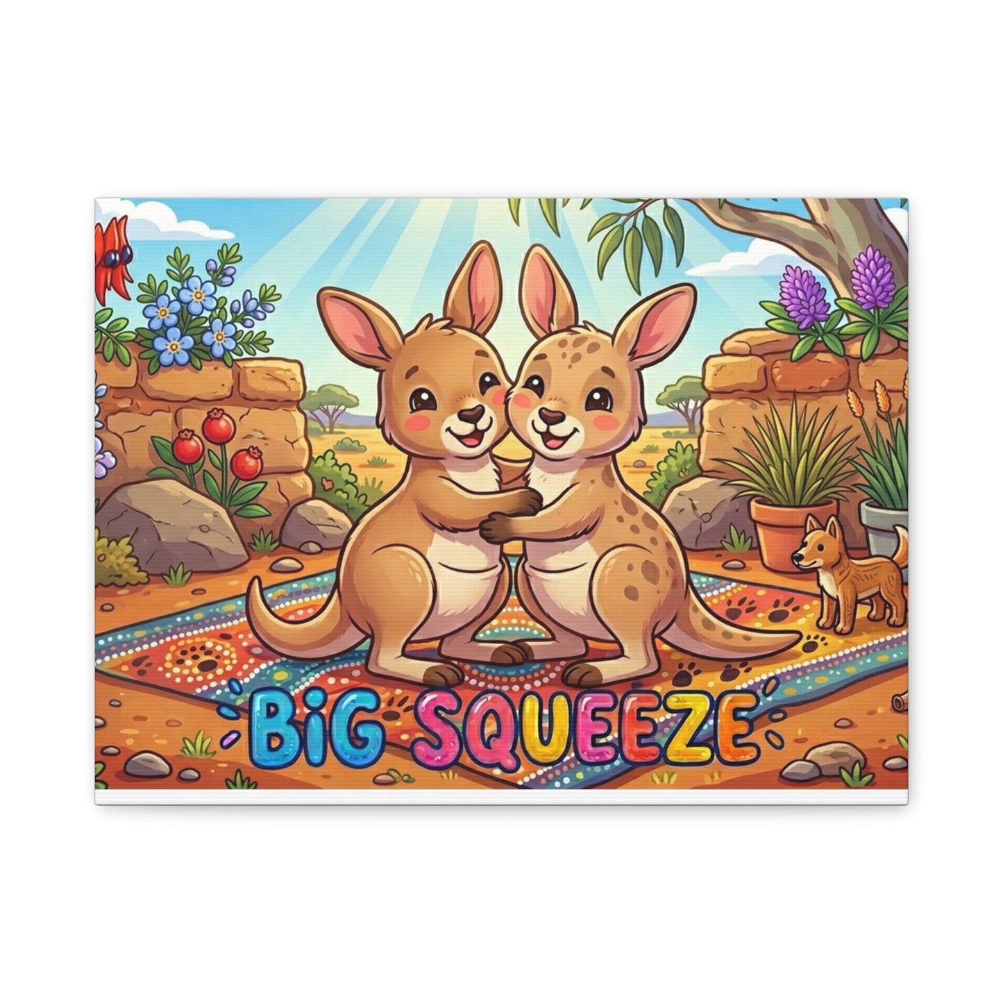 Big Squeeze Kangaroo Classic Canvas