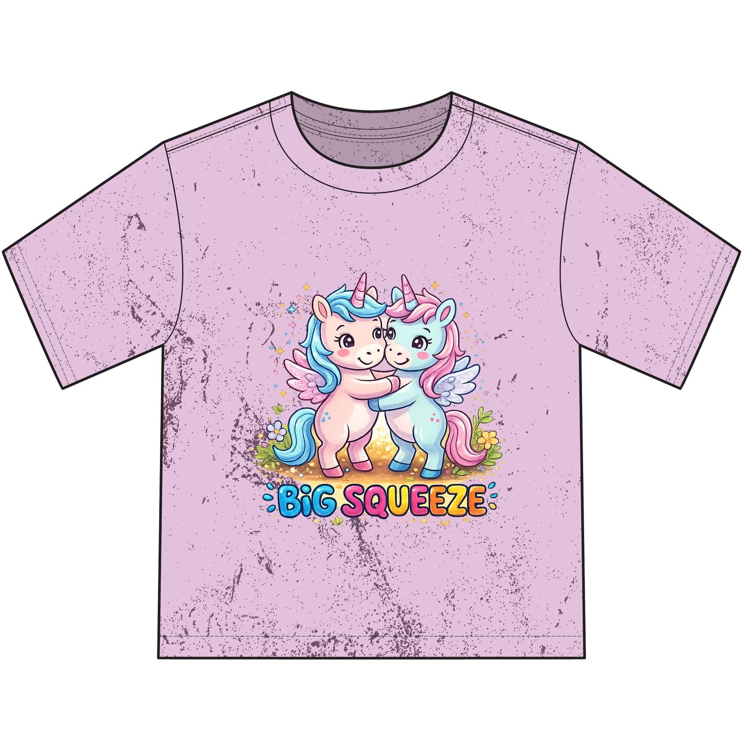 Big Squeeze Unicorn Heavyweight Color Blast Youth T-Shirt