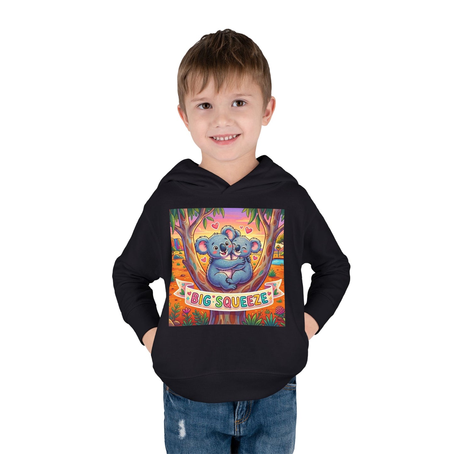 Big Squeeze Koala Toddler Pullover Fleece Hoodie