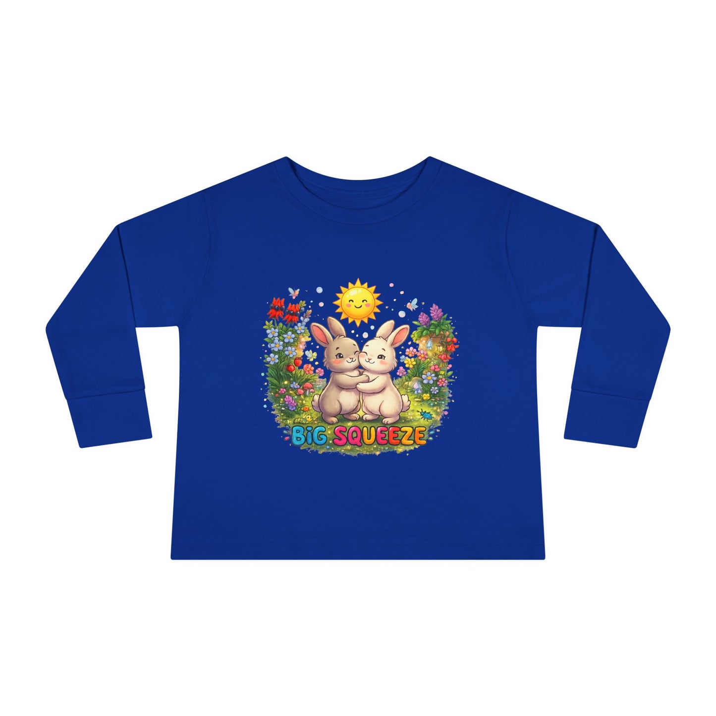 Big Squeeze Bunny Toddler Long Sleeve Tee