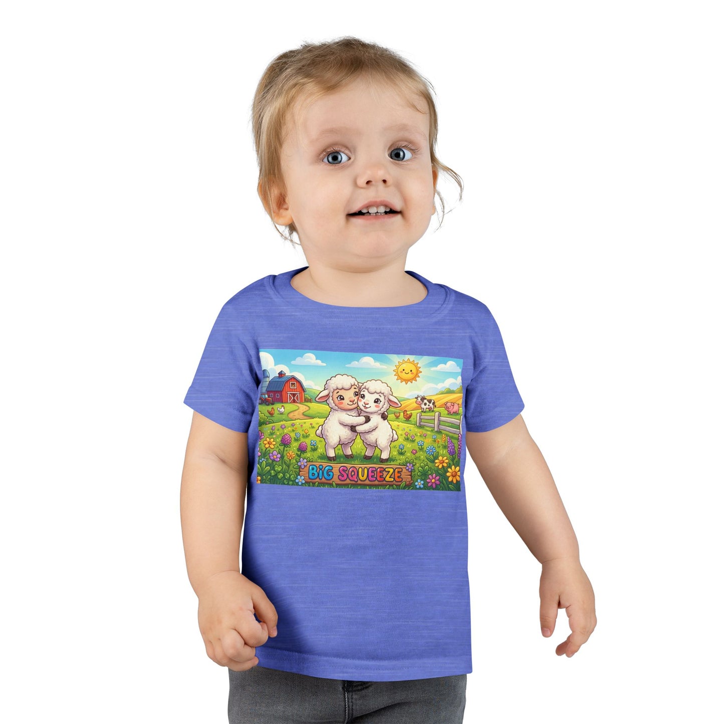 Big Squeeze Lamb Toddler T-shirt