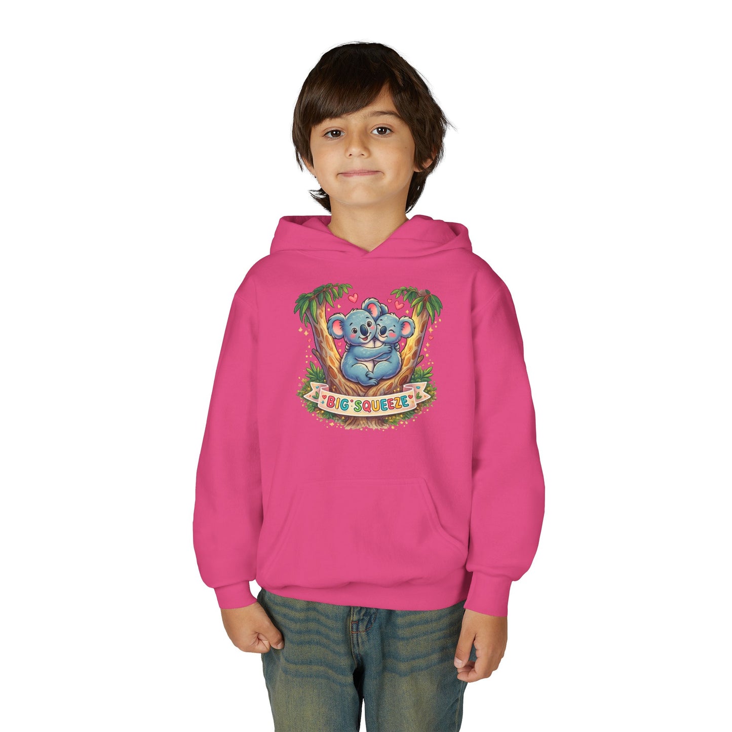 Big Squeeze Koala Youth Heavy Blend Hooded Sweatshirt