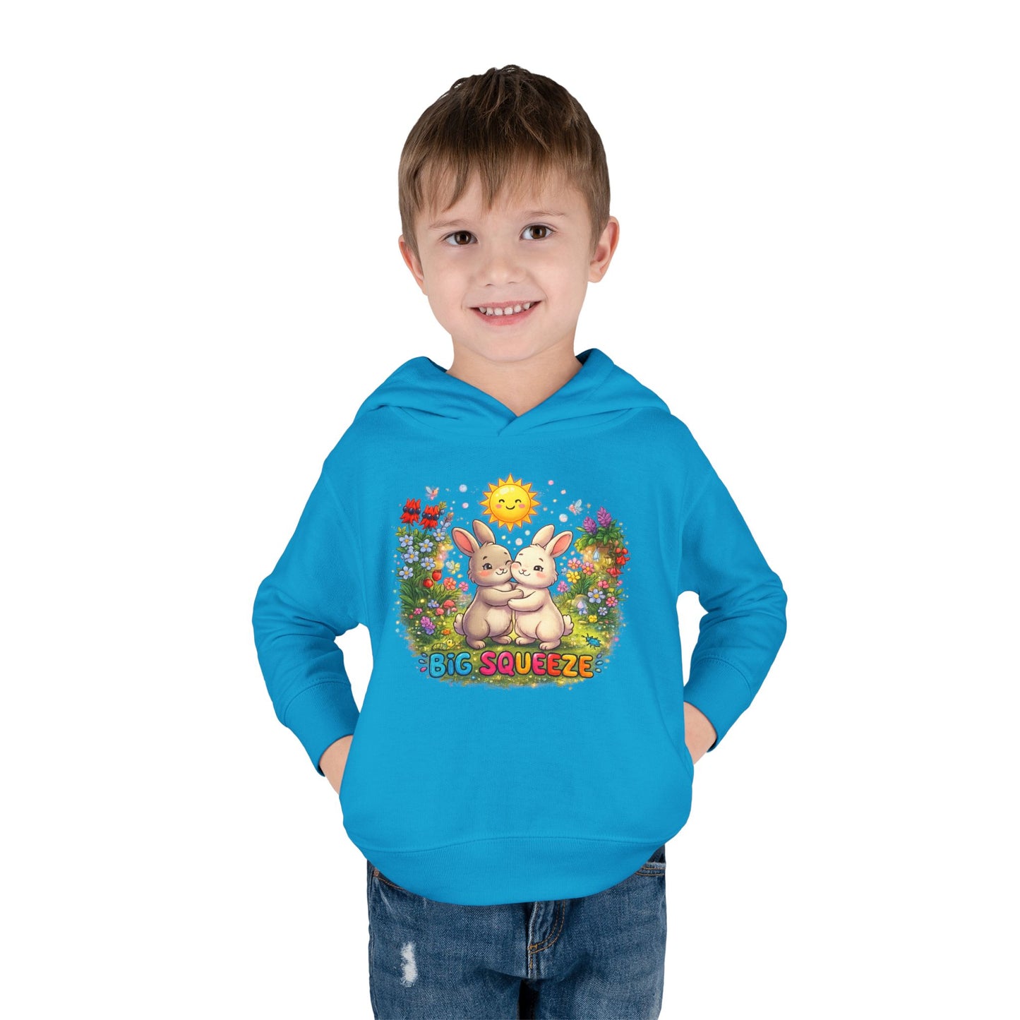 Big Squeeze Bunny Toddler Pullover Fleece Hoodie