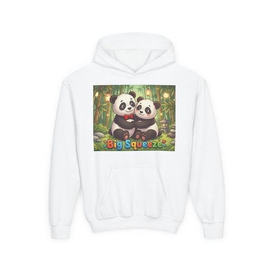 Big Squeeze Panda Youth Heavy Blend Hooded Sweatshirt