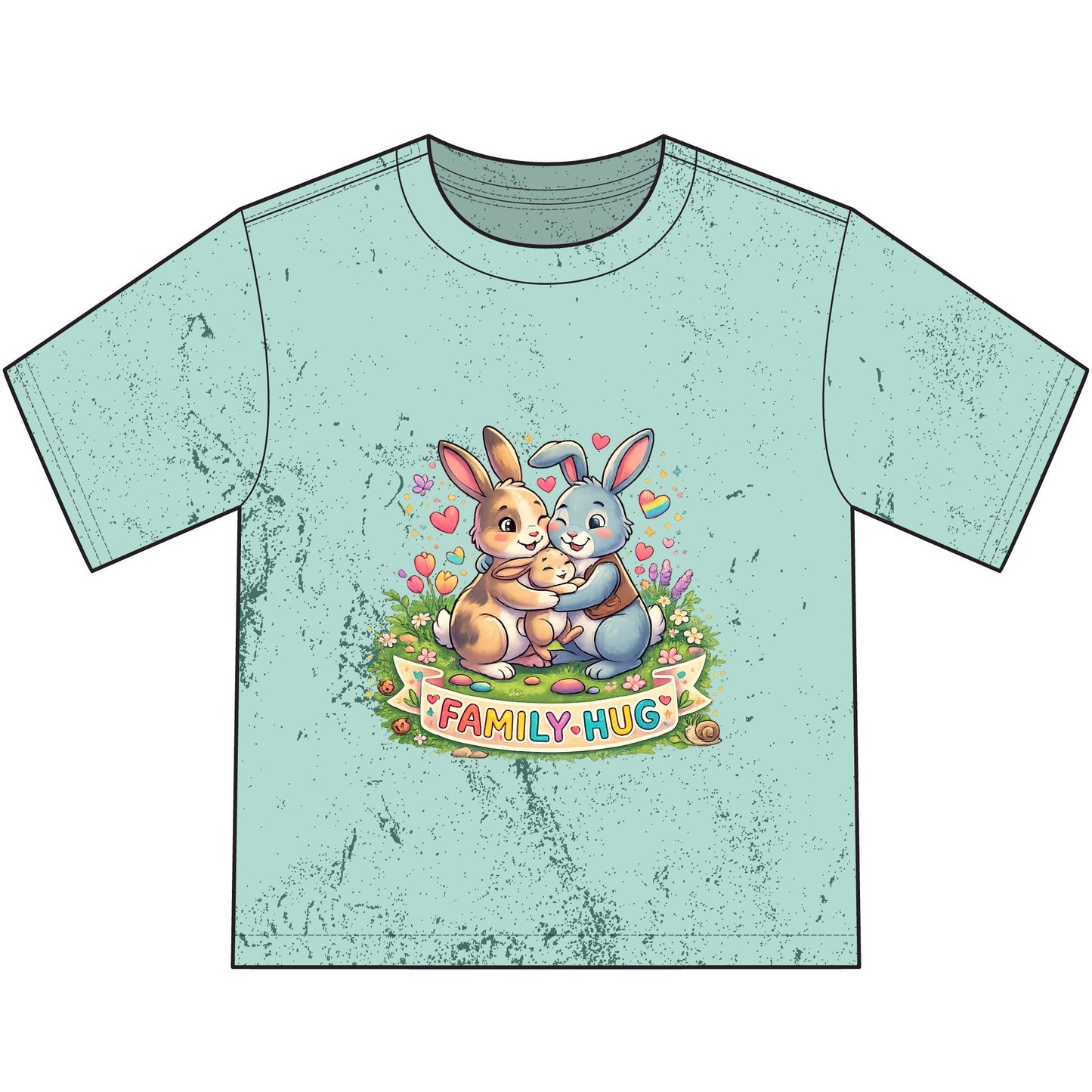 Big Squeeze Bunny Heavyweight Color Blast Youth T-Shirt