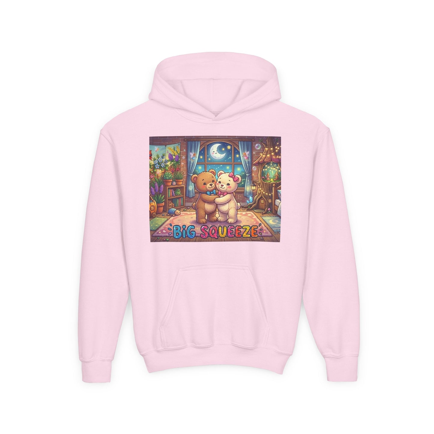 Big Squeeze Teddy Youth Heavy Blend Hooded Sweatshirt
