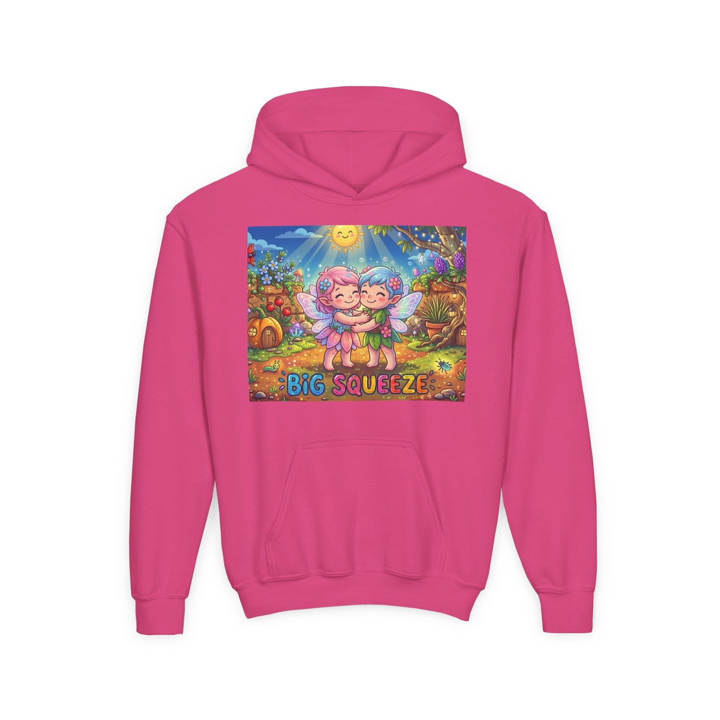 Big Squeeze Fairy Youth Heavy Blend Hooded Sweatshirt