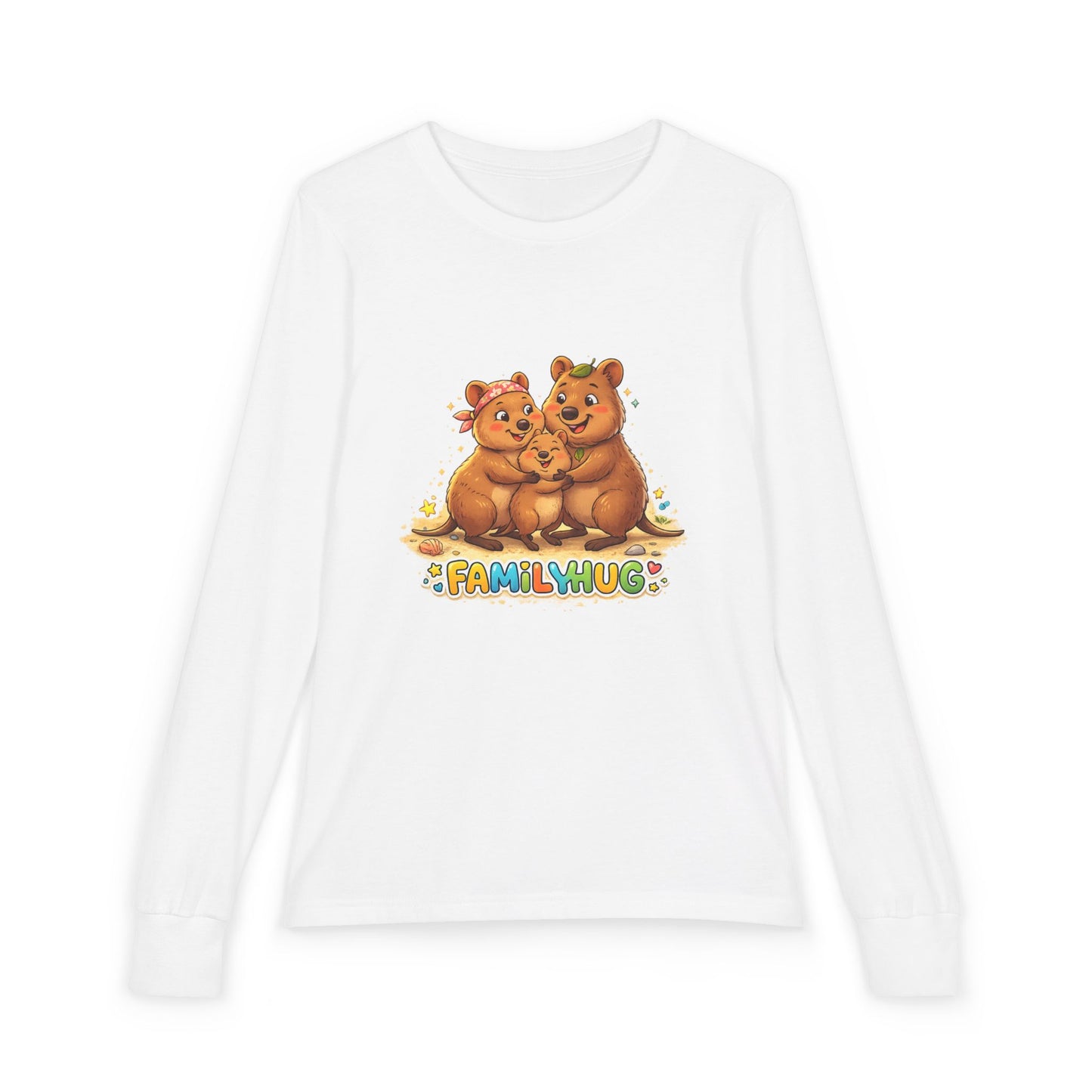 Family Hug Quokka Youth Jersey Long Sleeve Tee