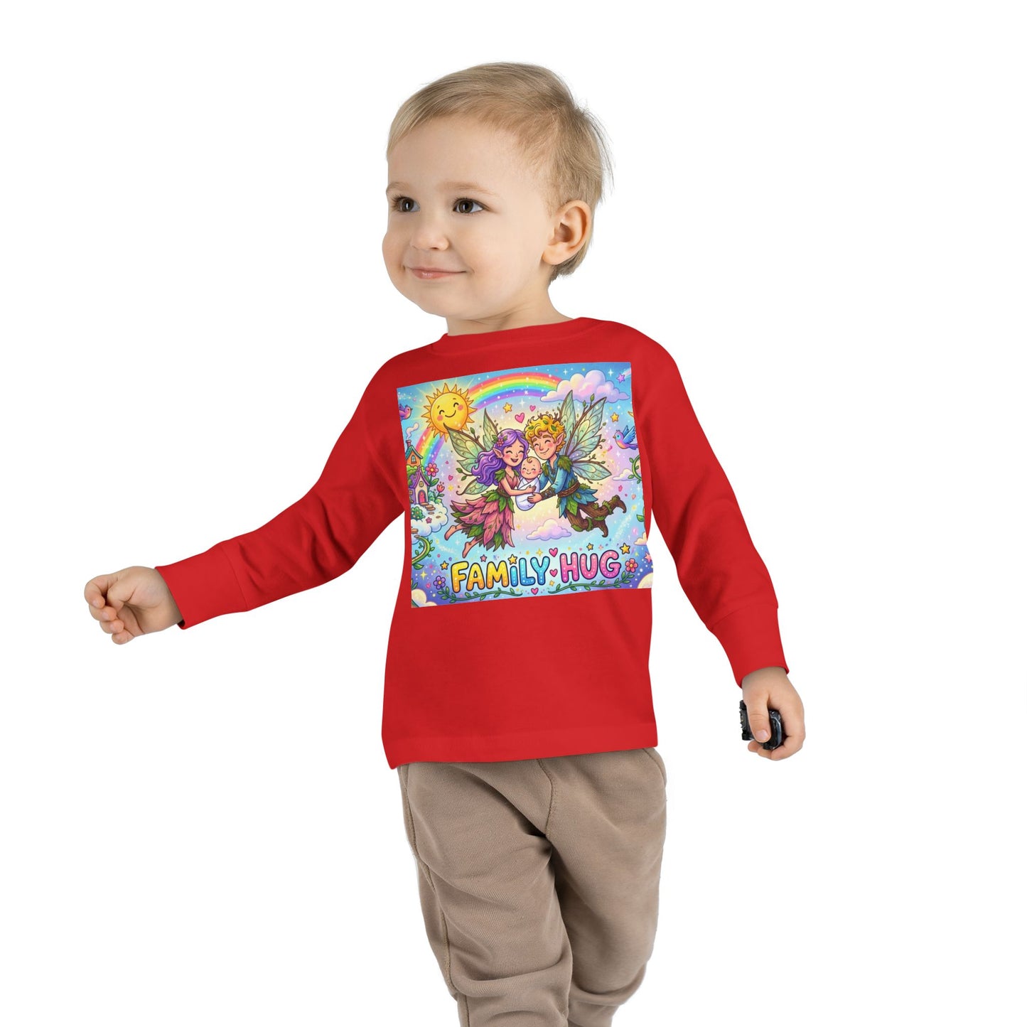 Family Hug Fairy Toddler Long Sleeve Tee