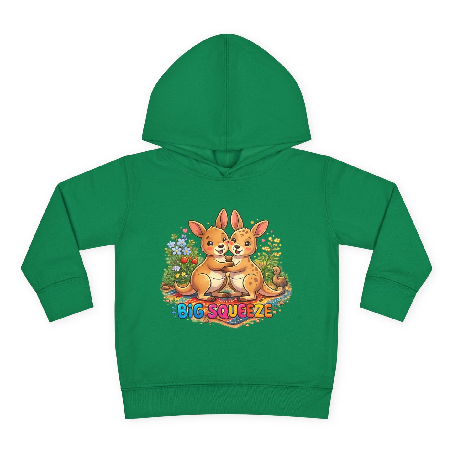 Big Squeeze Kangaroo Toddler Pullover Fleece Hoodie