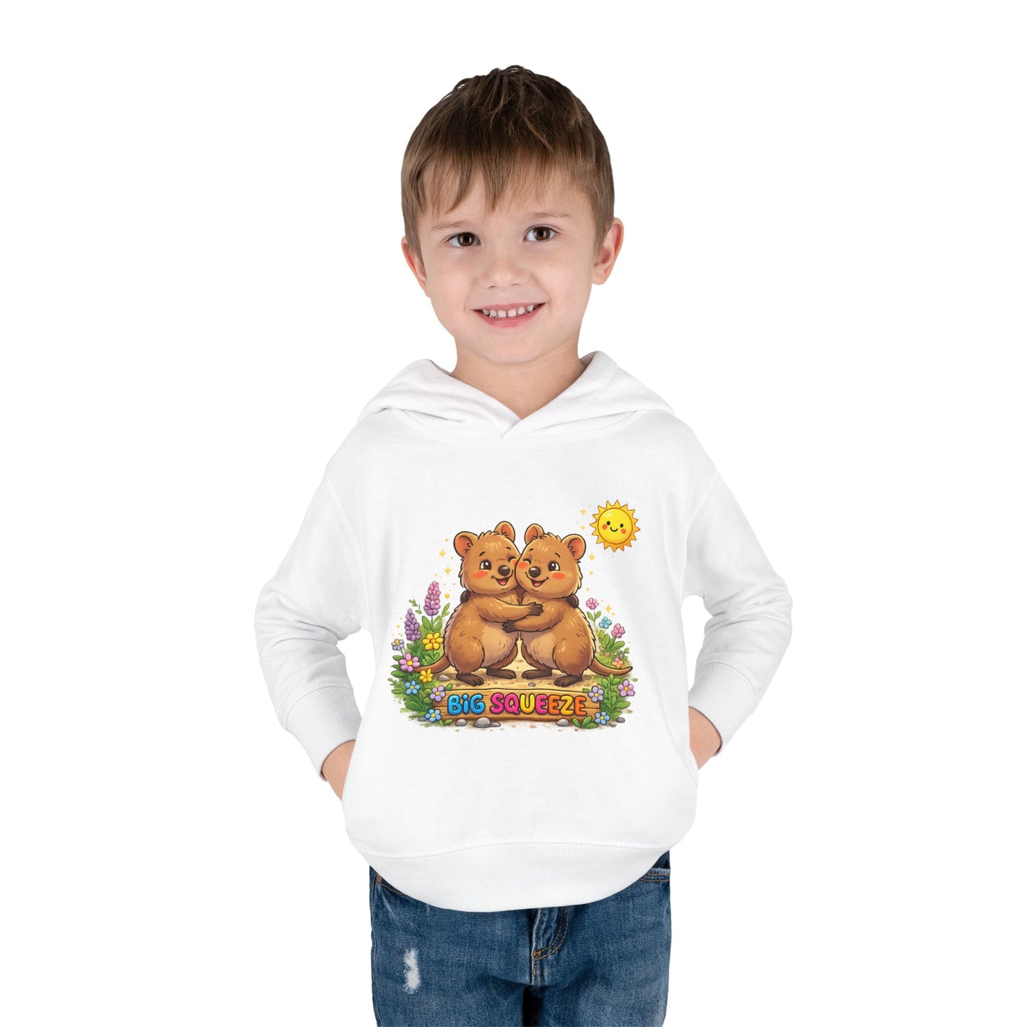 Big Squeeze Quokka Toddler Pullover Fleece Hoodie