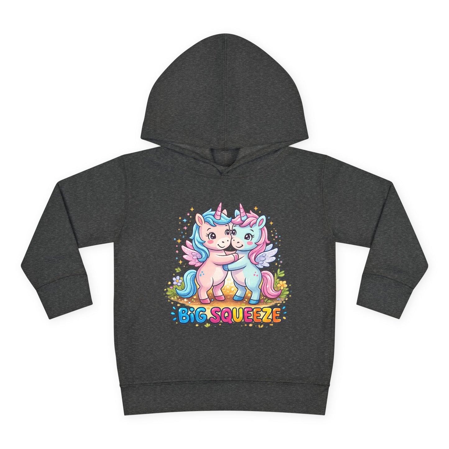 Big Squeeze Unicorn Toddler Pullover Fleece Hoodie