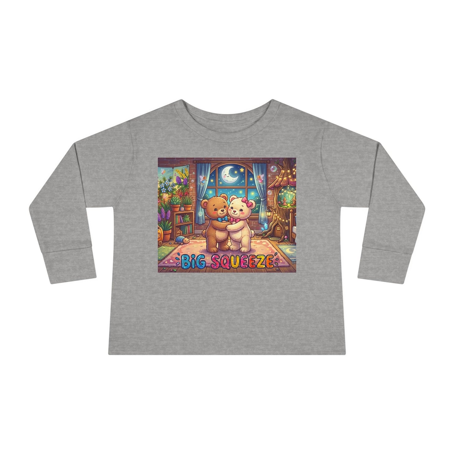 Big Squeeze Teddy Toddler Long Sleeve Tee