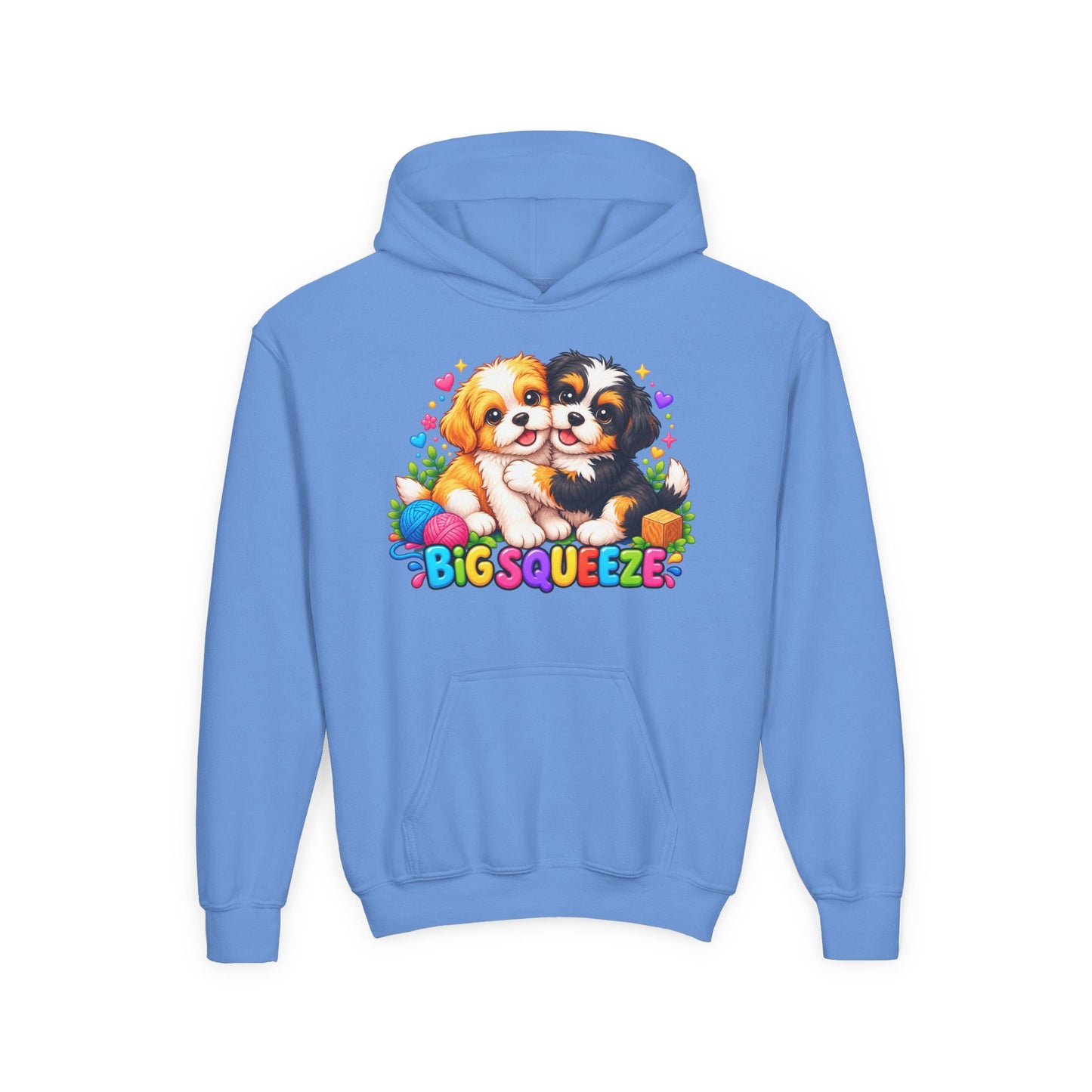 Big Squeeze Shih Tzu Youth Heavy Blend Hooded Sweatshirt