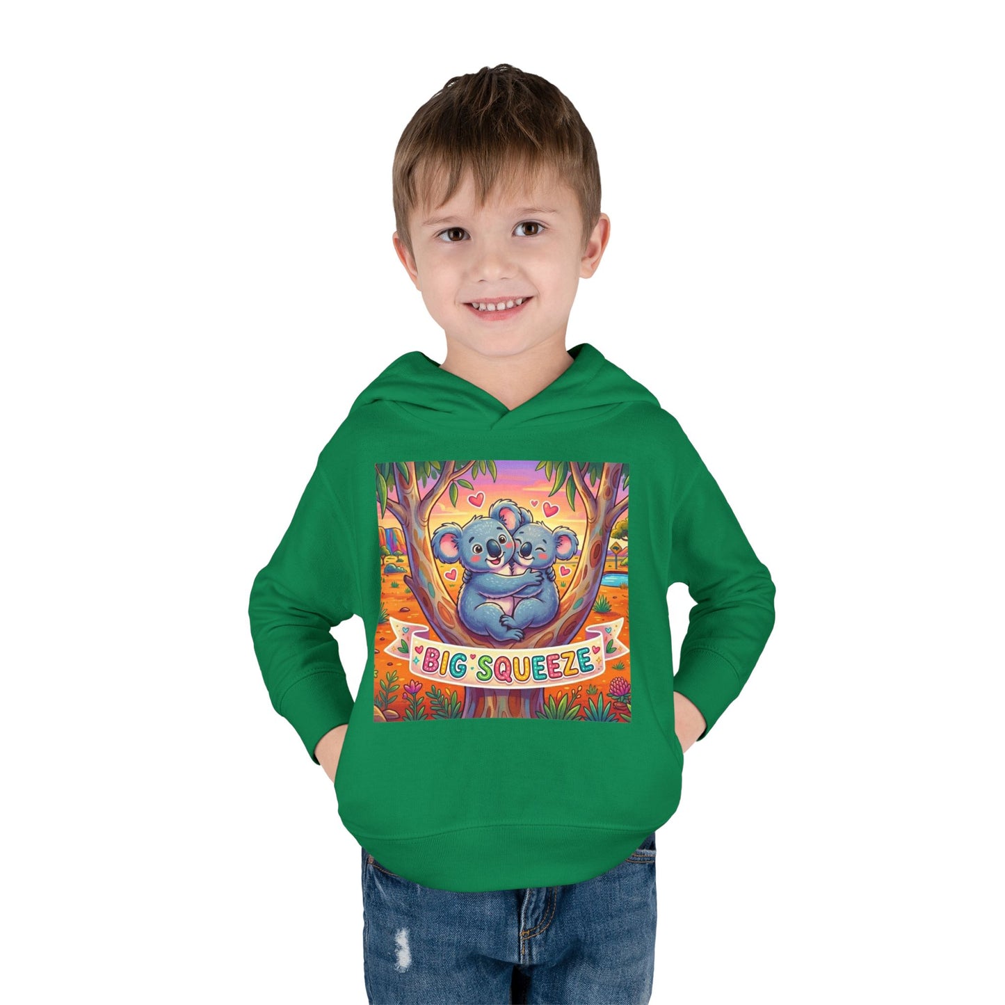 Big Squeeze Koala Toddler Pullover Fleece Hoodie