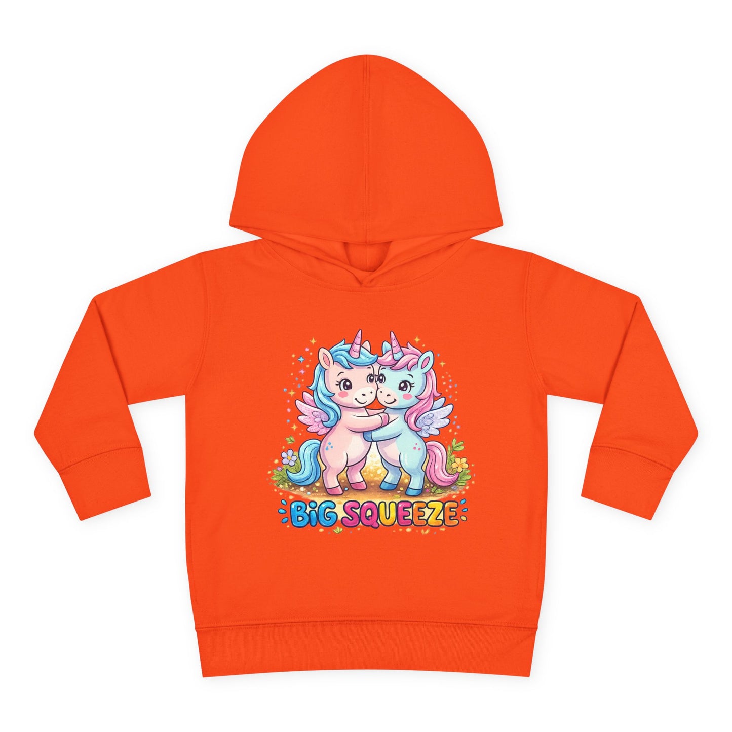 Big Squeeze Unicorn Toddler Pullover Fleece Hoodie