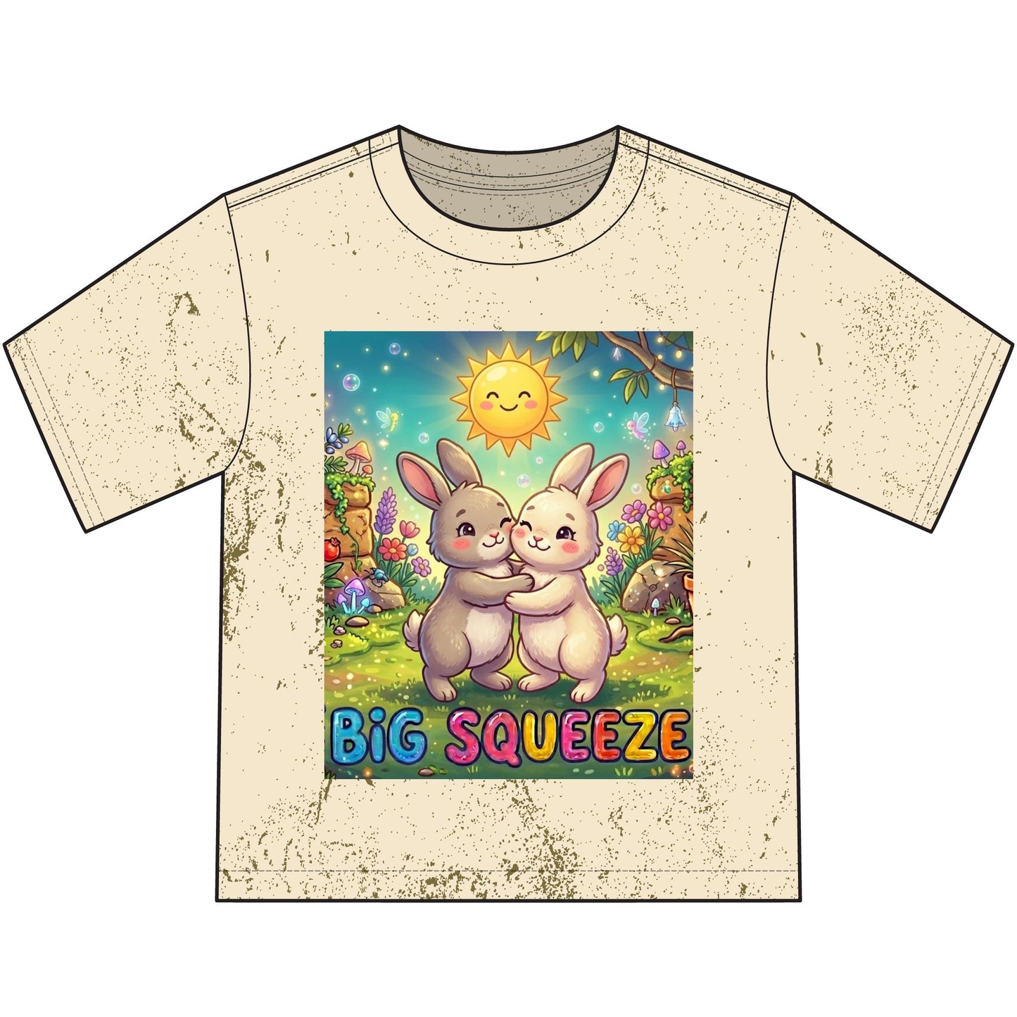 Big Squeeze Bunny Heavyweight Color Blast Youth T-Shirt