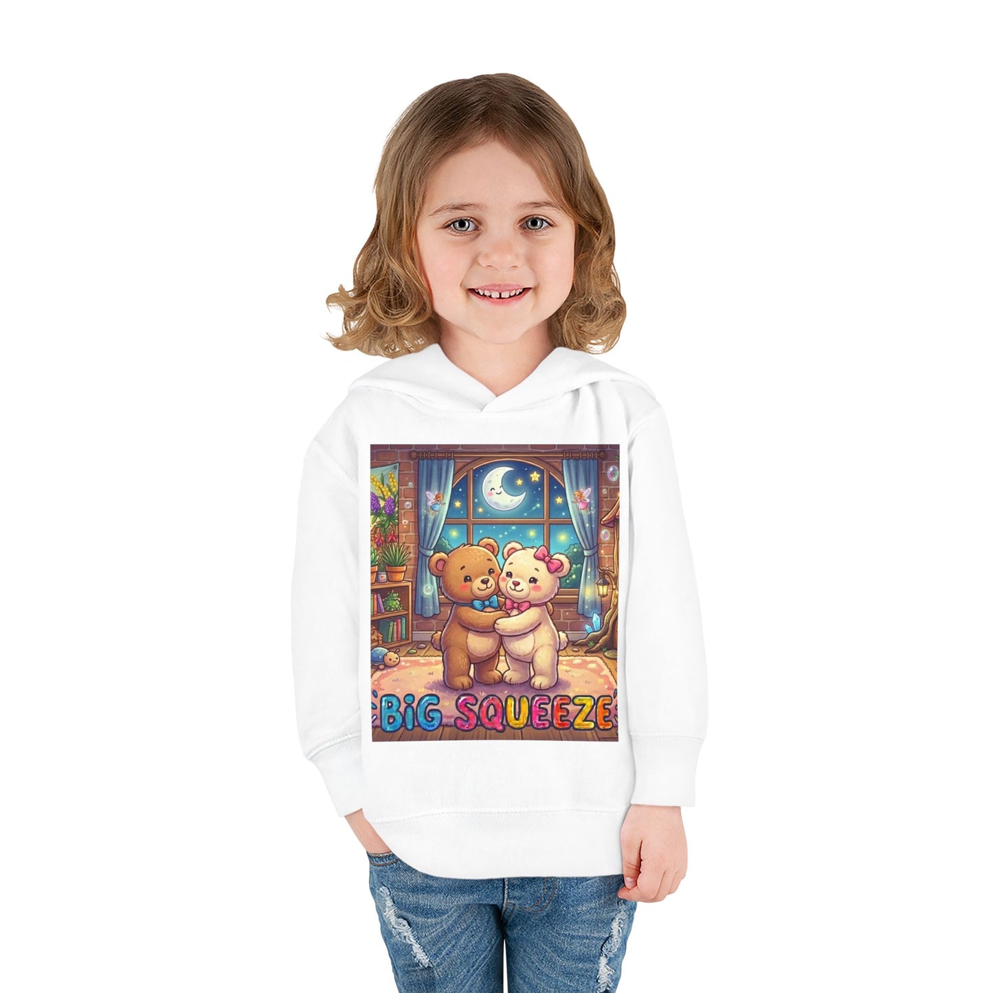Big Squeeze Teddy Toddler Pullover Fleece Hoodie