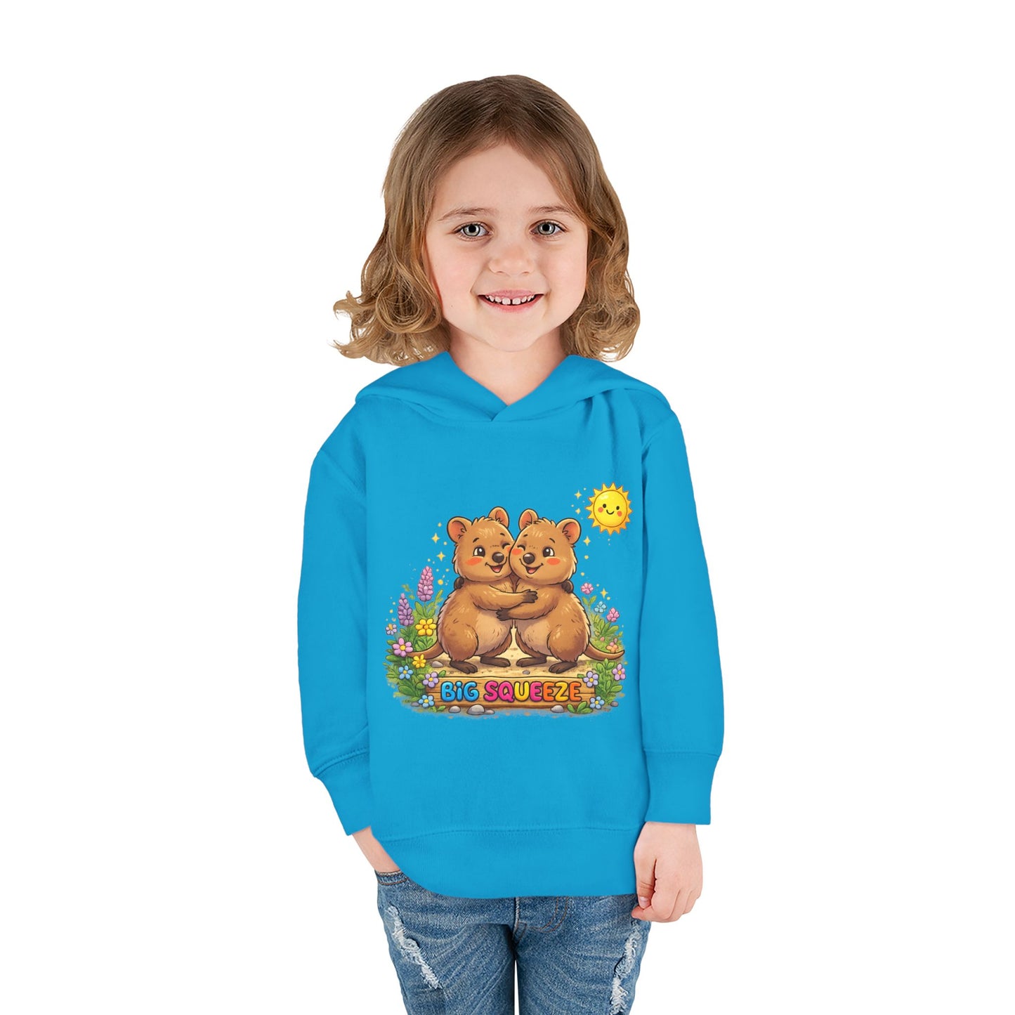 Big Squeeze Quokka Toddler Pullover Fleece Hoodie