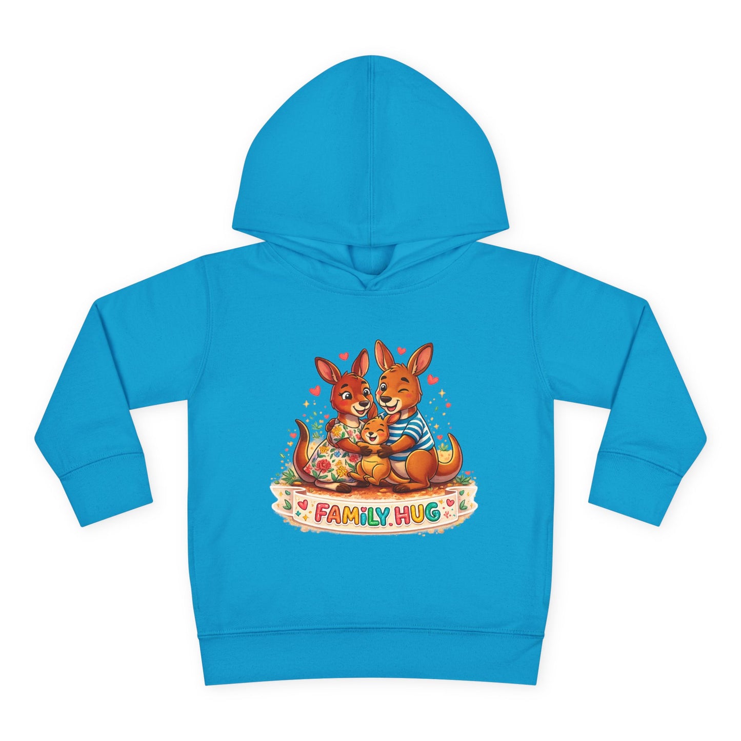 Family Hug Kangaroo Toddler Pullover Fleece Hoodie