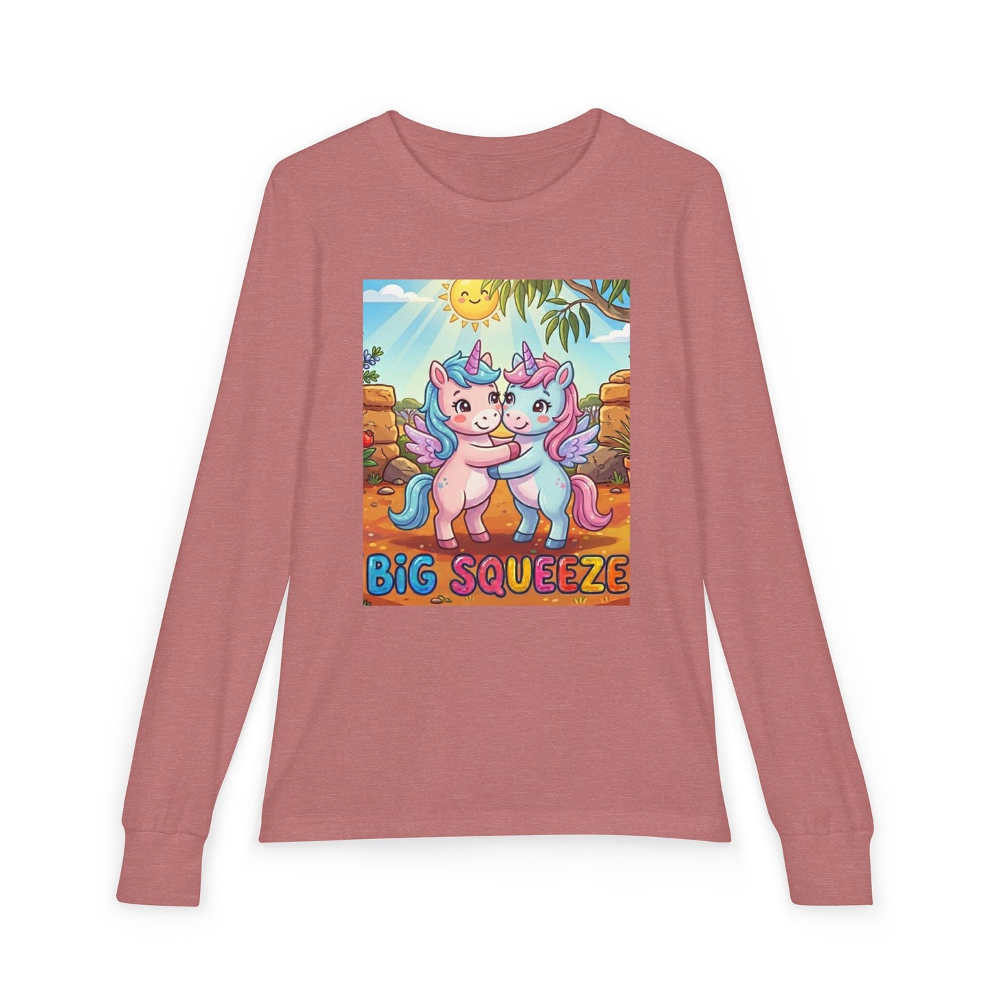 Big Squeeze Unicorn Youth Jersey Long Sleeve Tee