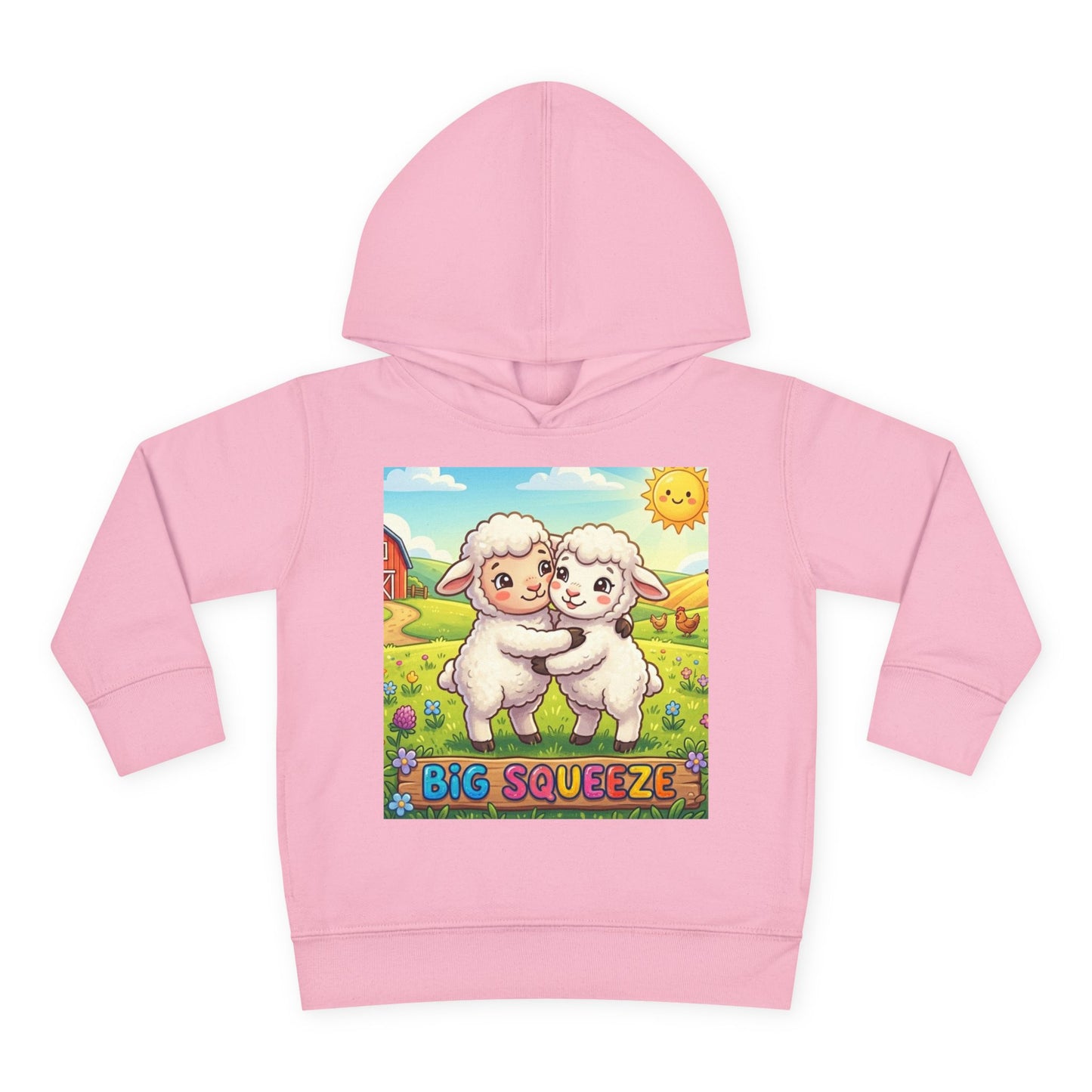 Big Squeeze Lamb Toddler Pullover Fleece Hoodie