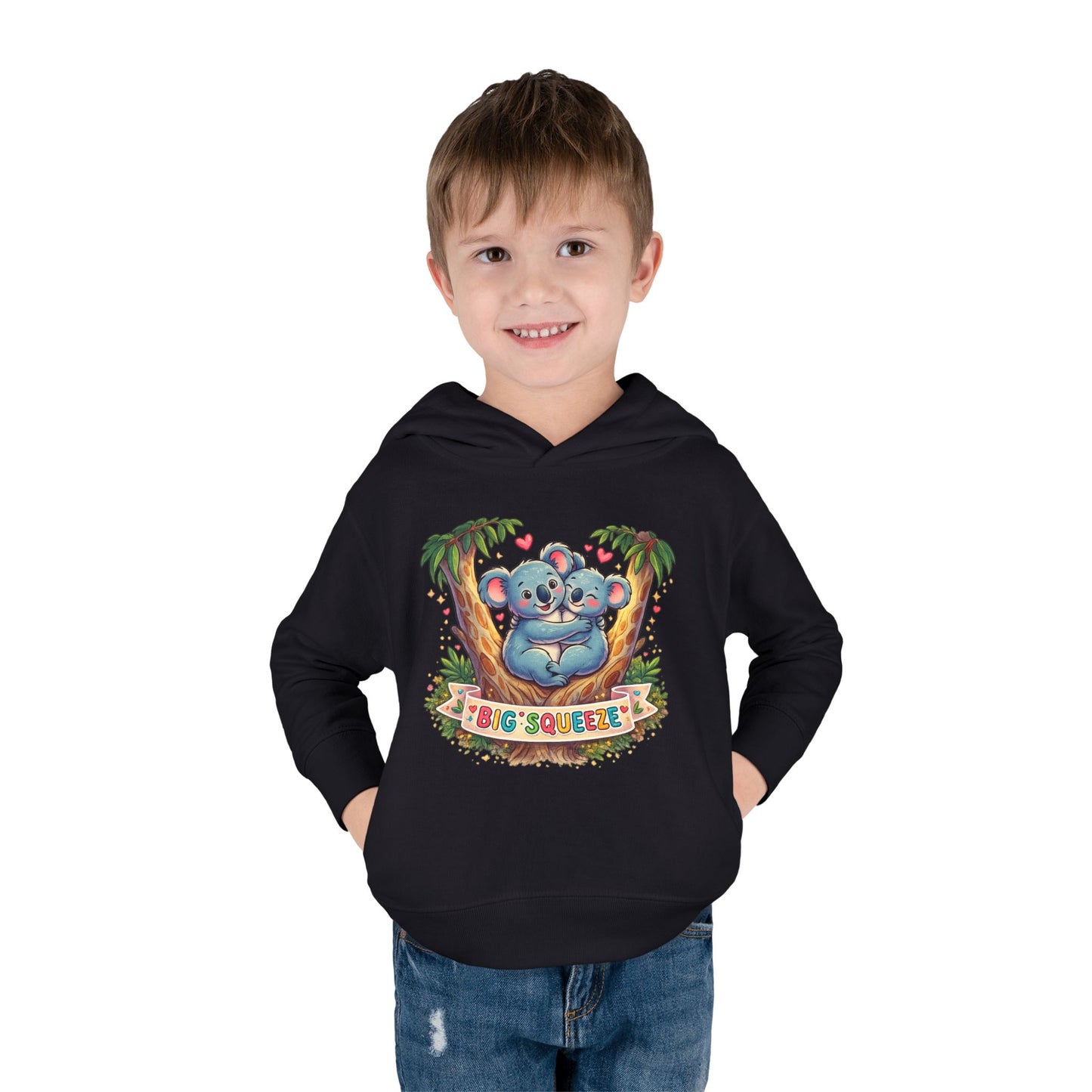Big Squeeze Koala Toddler Pullover Fleece Hoodie